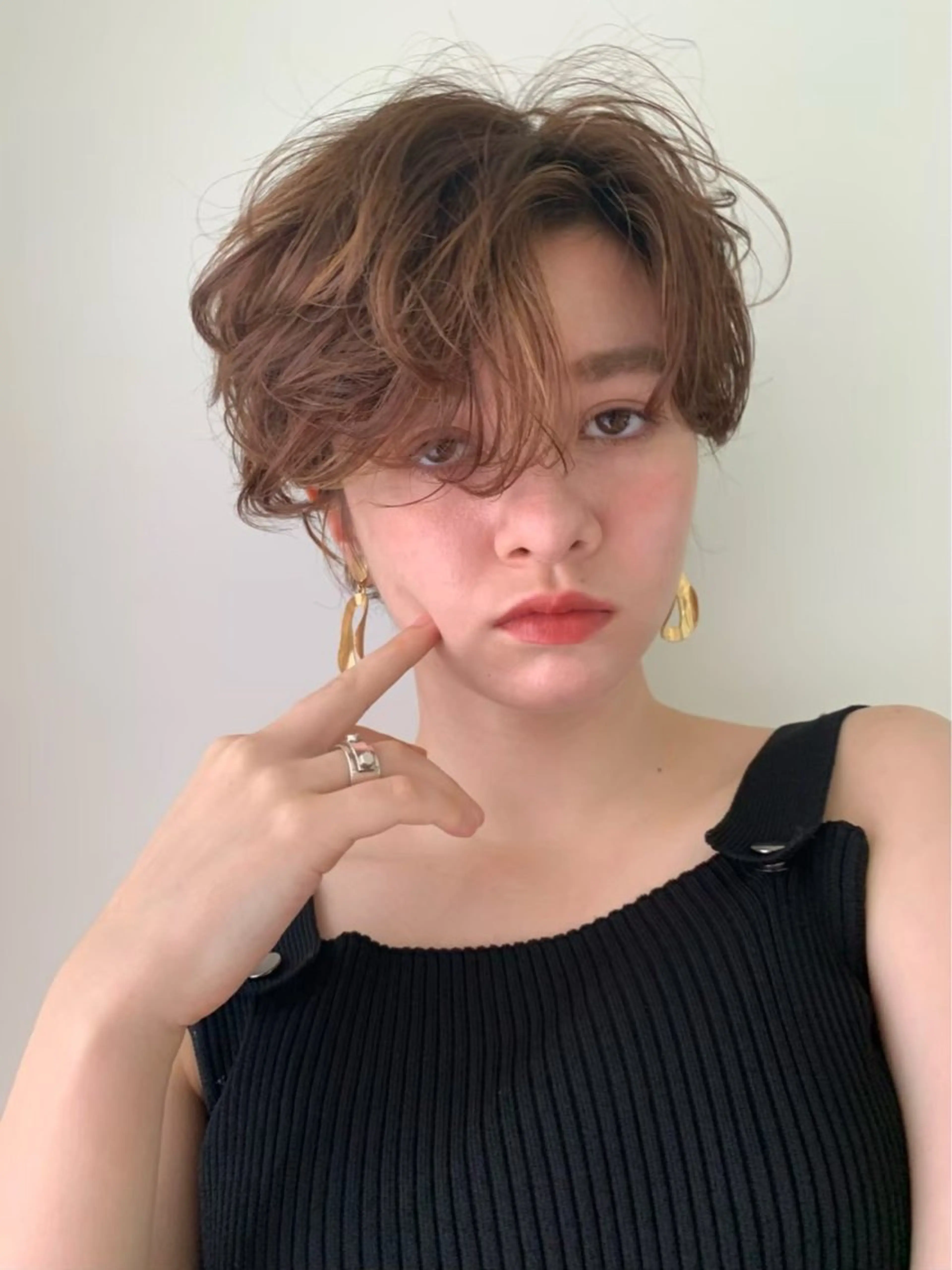 ショート riria/ボブ /ブラウンカラー🎀のヘアスタイル