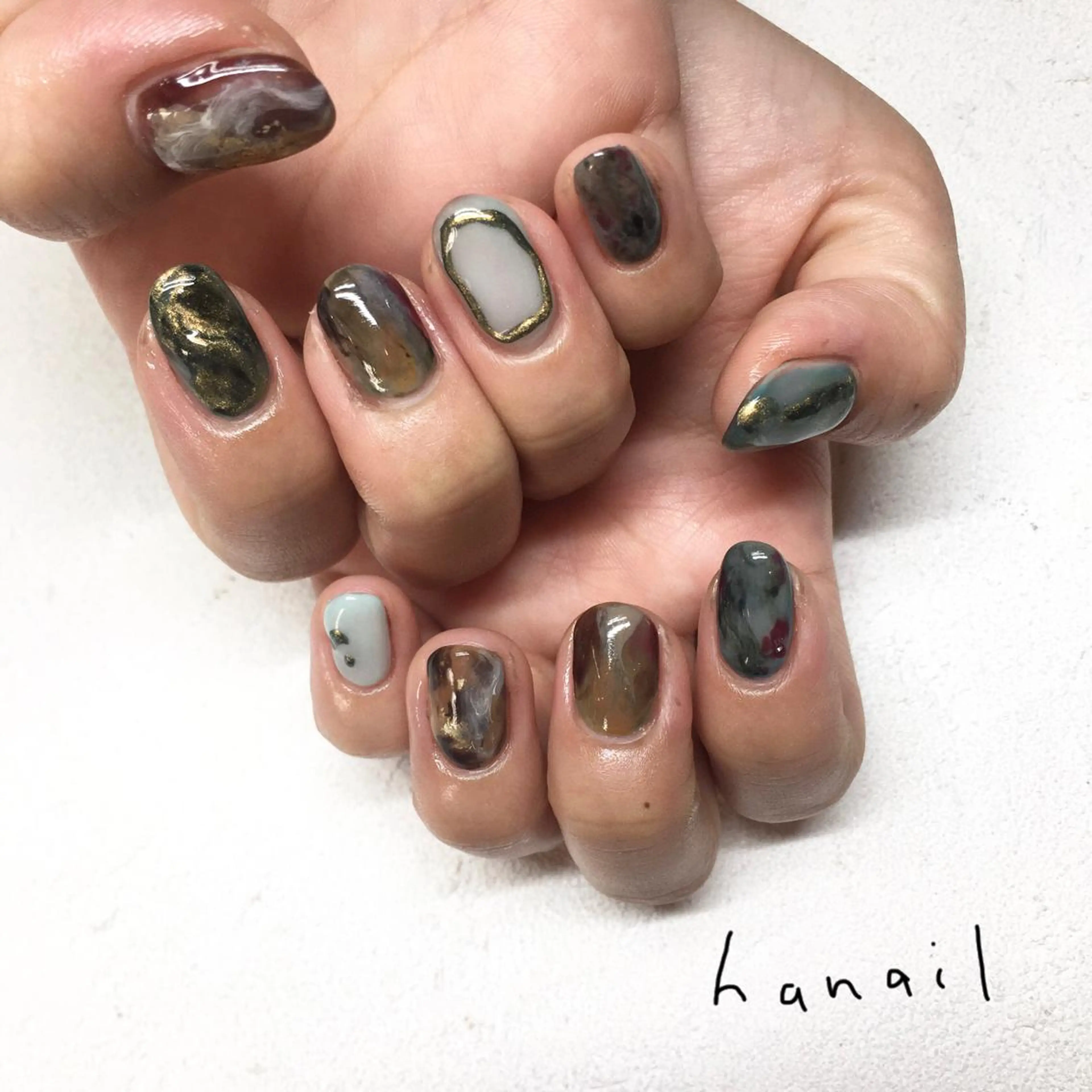 ネイル ハナネイル所属・橋本 みなみのネイルデザイン