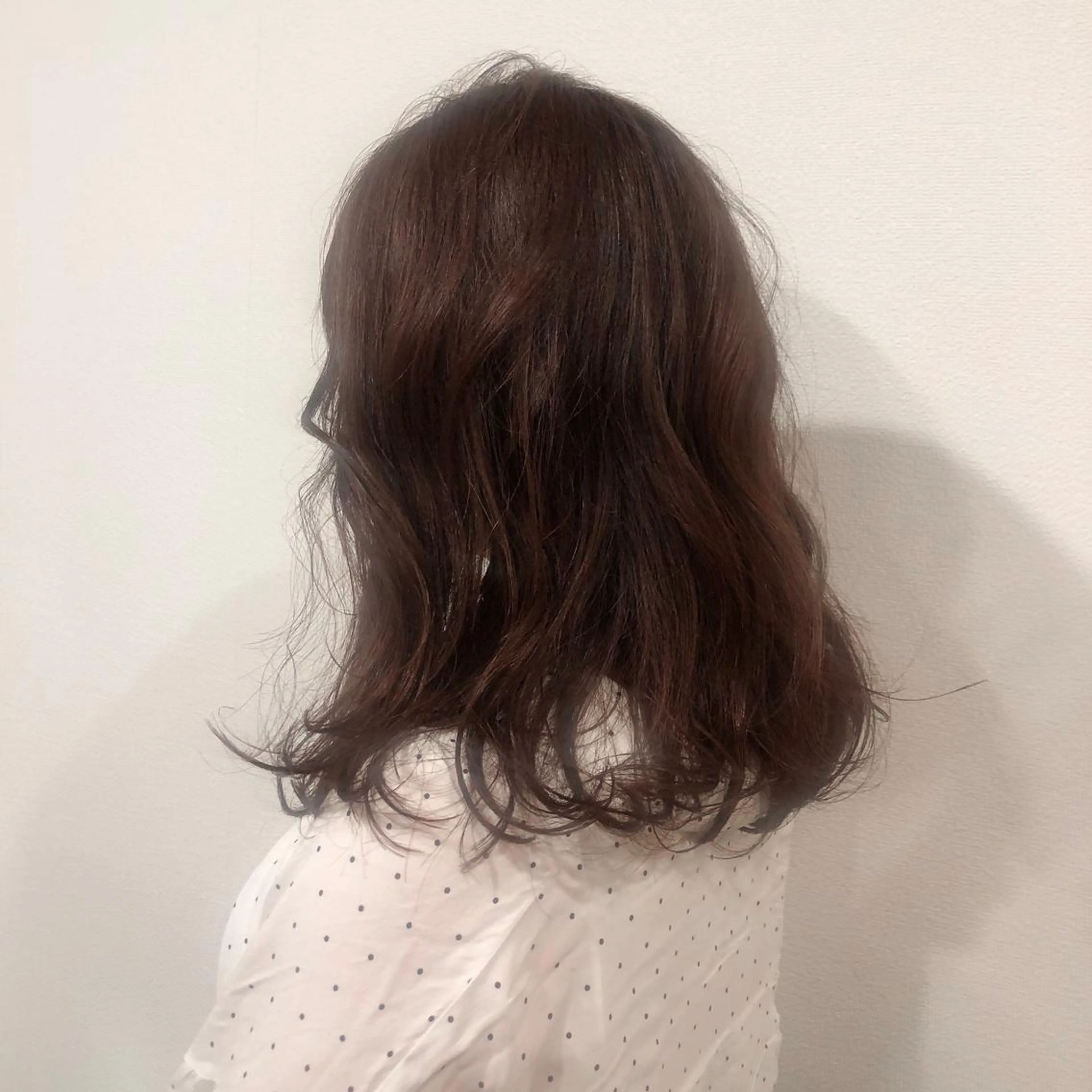 ミディアム カラー ブラウンカラー ショコラブラウン GIRL所属・ダメージレスサロン✨ kayo🌱のヘアスタイル