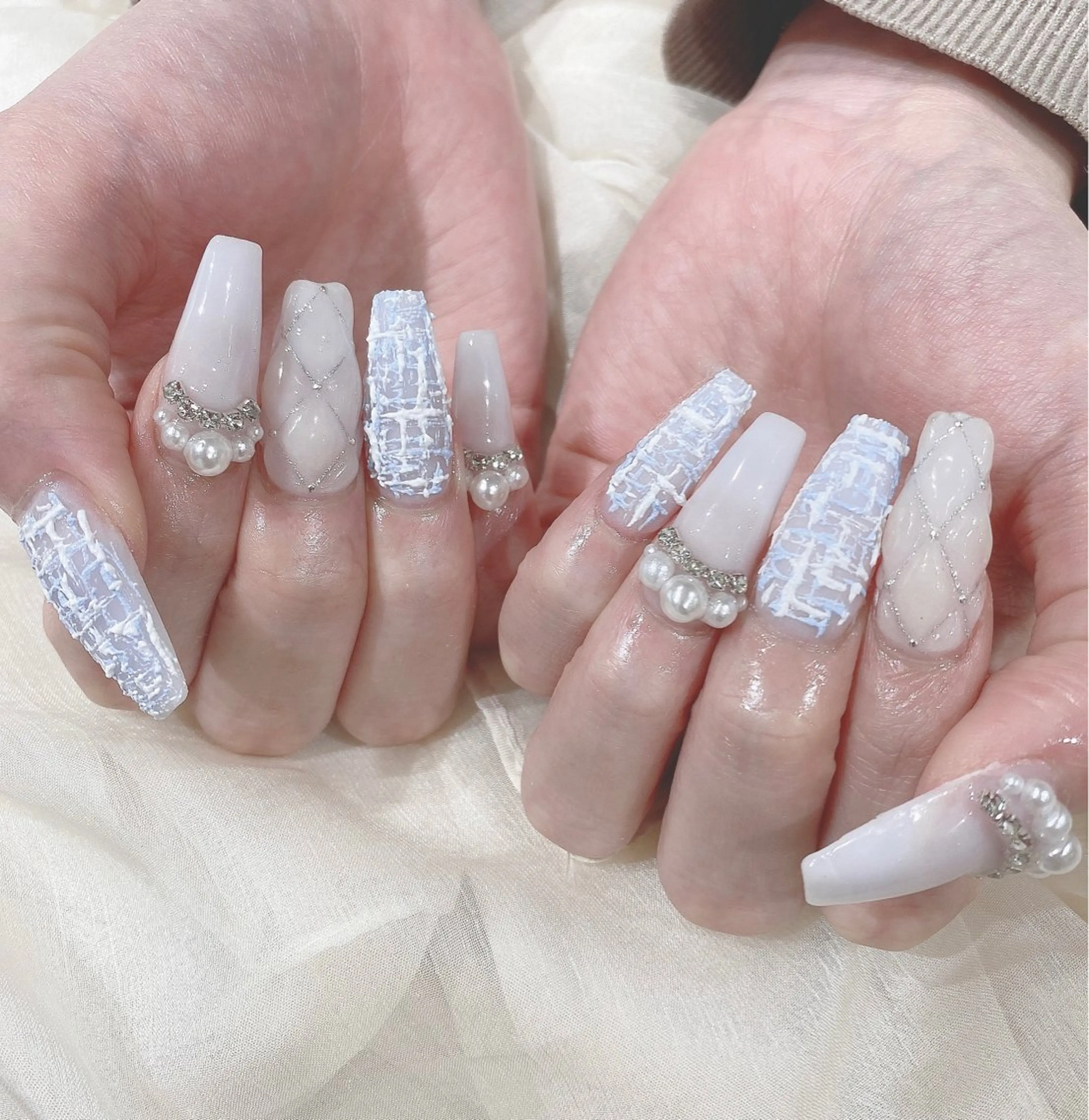 ロング ハンドネイル JNA認定講師🌸 RIEのネイルデザイン