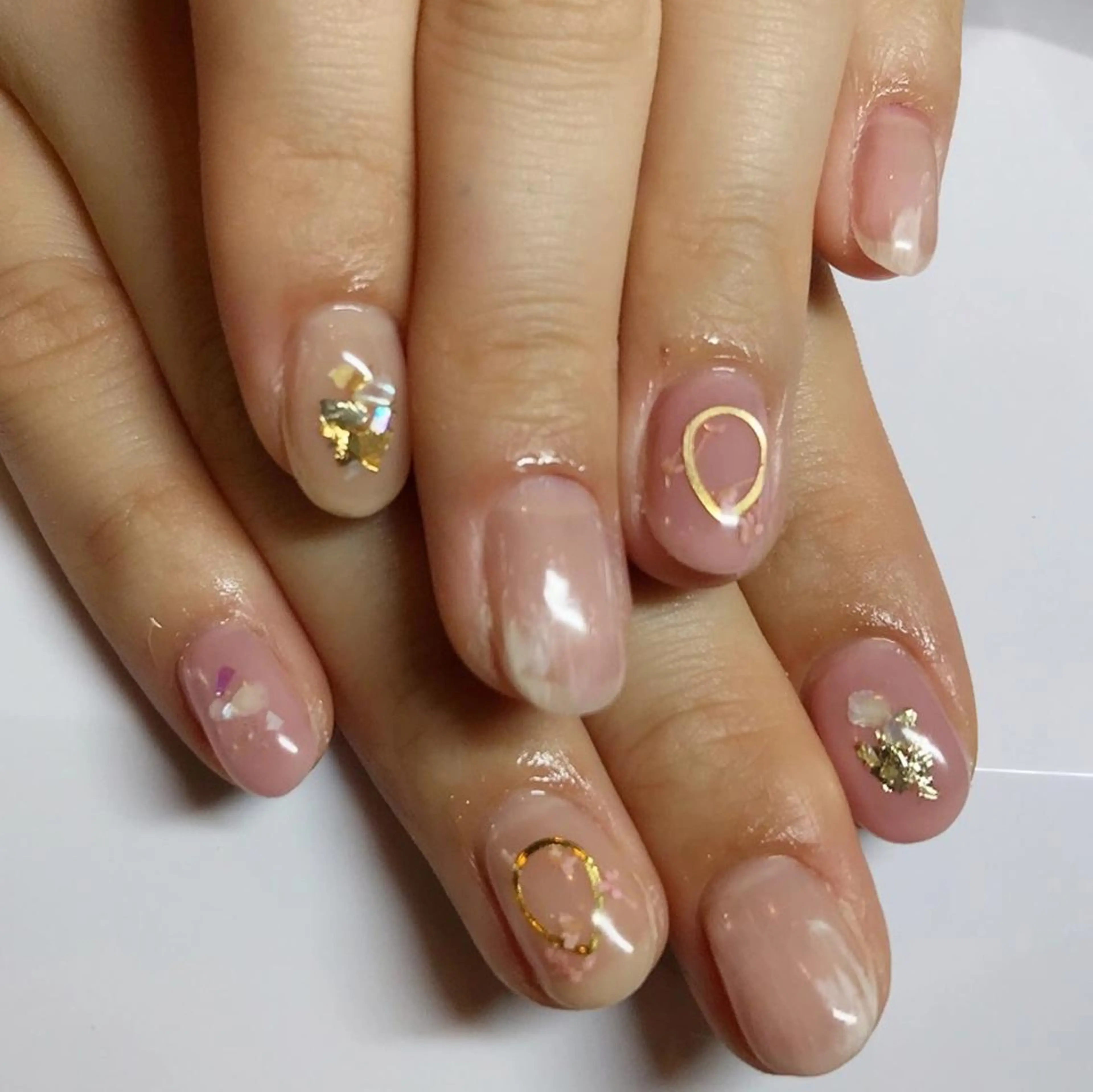 ネイル ニュアンスネイル ハンドネイル private salon mieのネイルデザイン