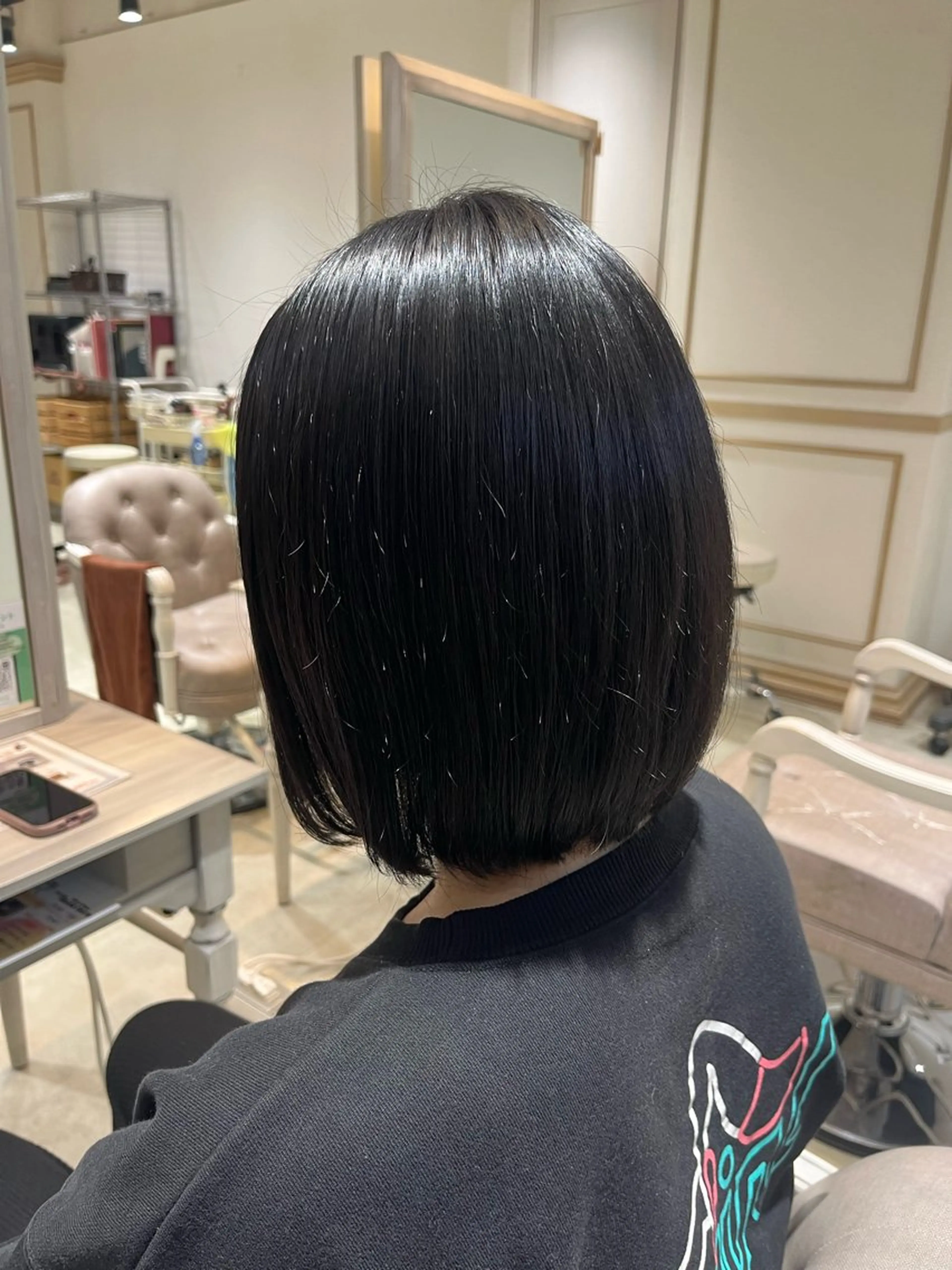 【⭐️土日限定⭐️】カット＋髪質改善カラー＋トリートメント‼️の写真