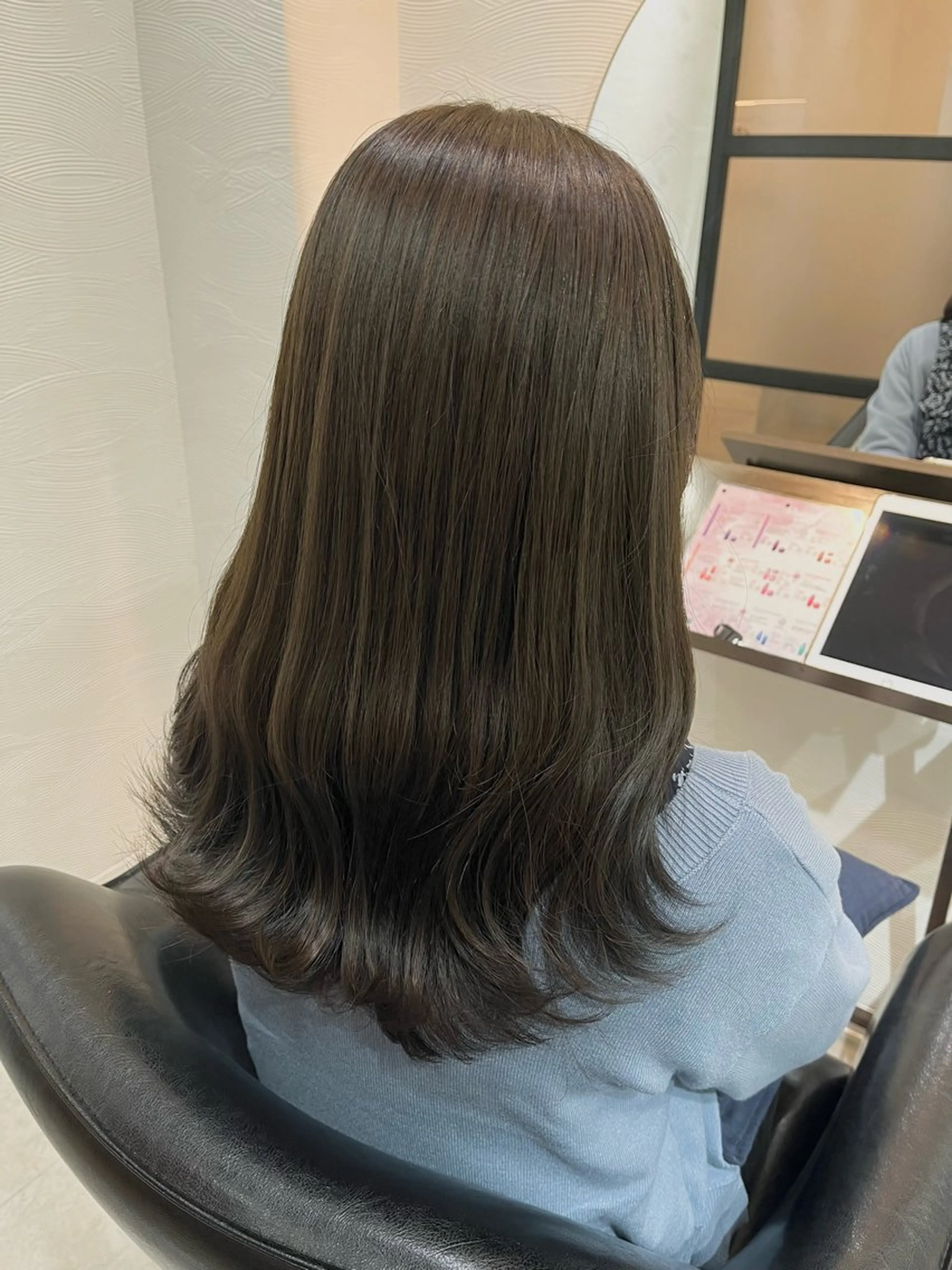 ロング カラー カット ヘアカラー トリートメント 【ニュアンスカラー・ 髪質改善】スズキカナのヘアスタイル