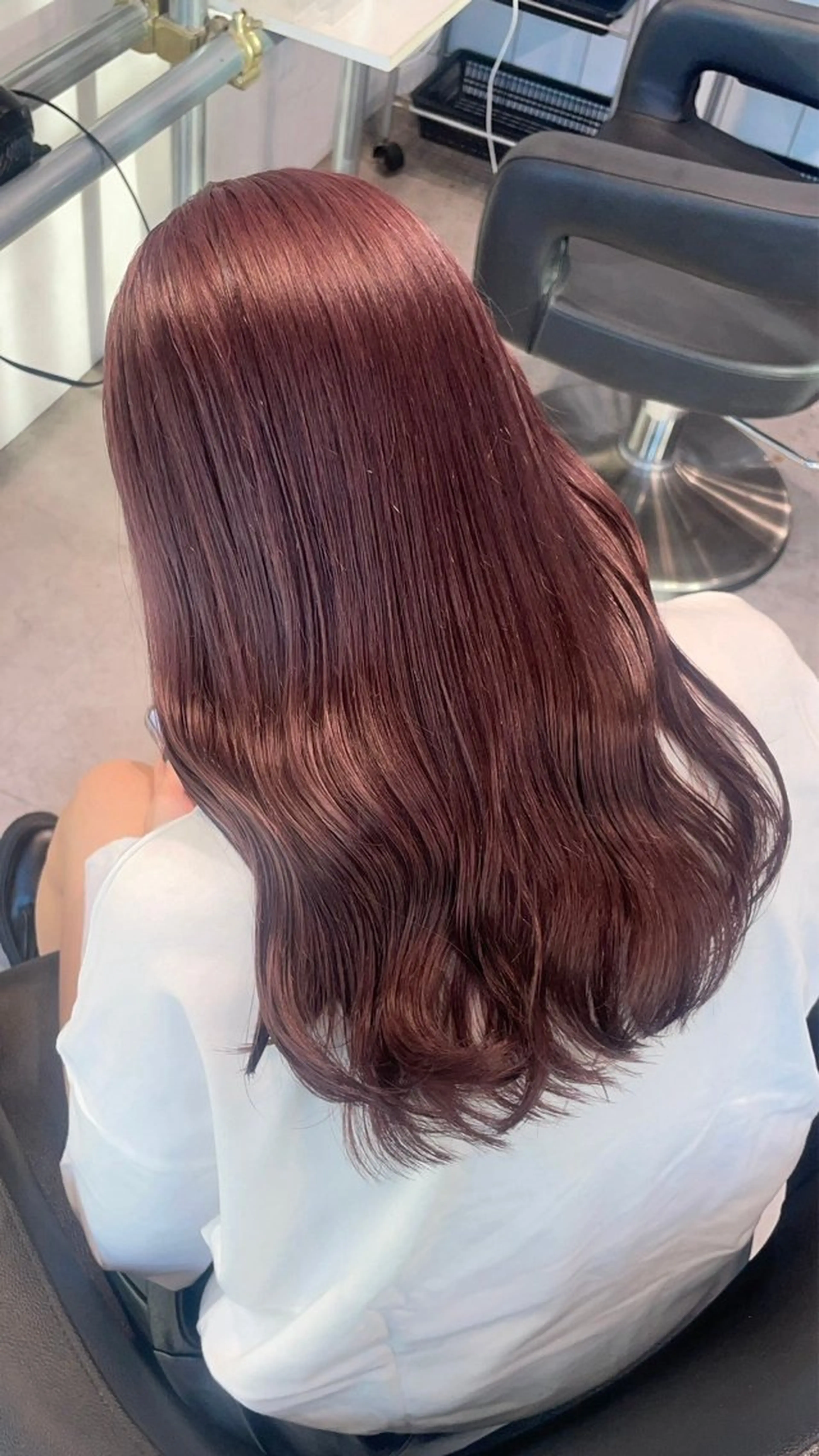 ロング カラー ヘアカラー トリートメント 【ﾐﾆﾓSALE】透 ける艶髪♡ストレートのヘアスタイル