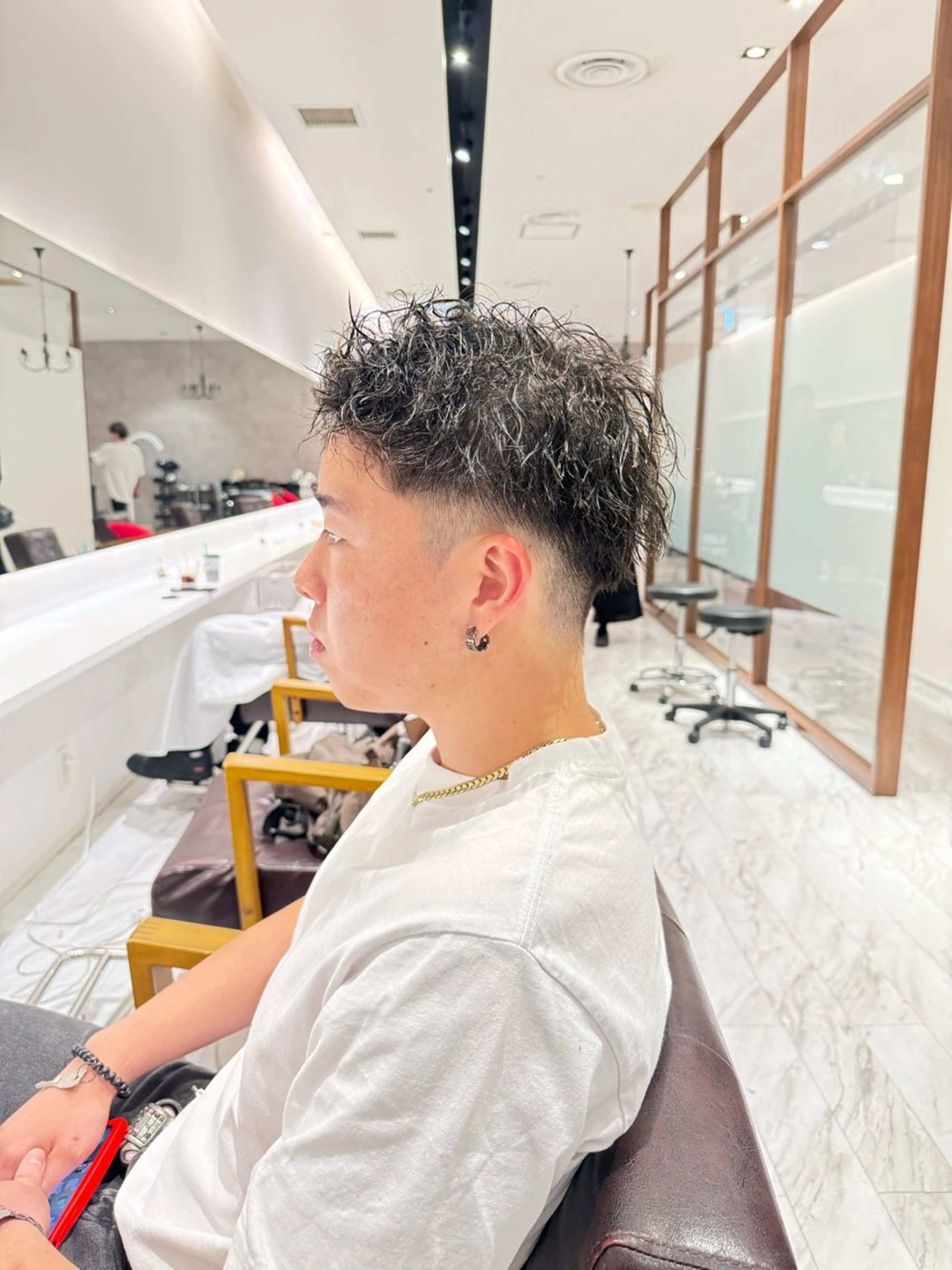 パーマ 岡山 綾汰のヘアスタイル