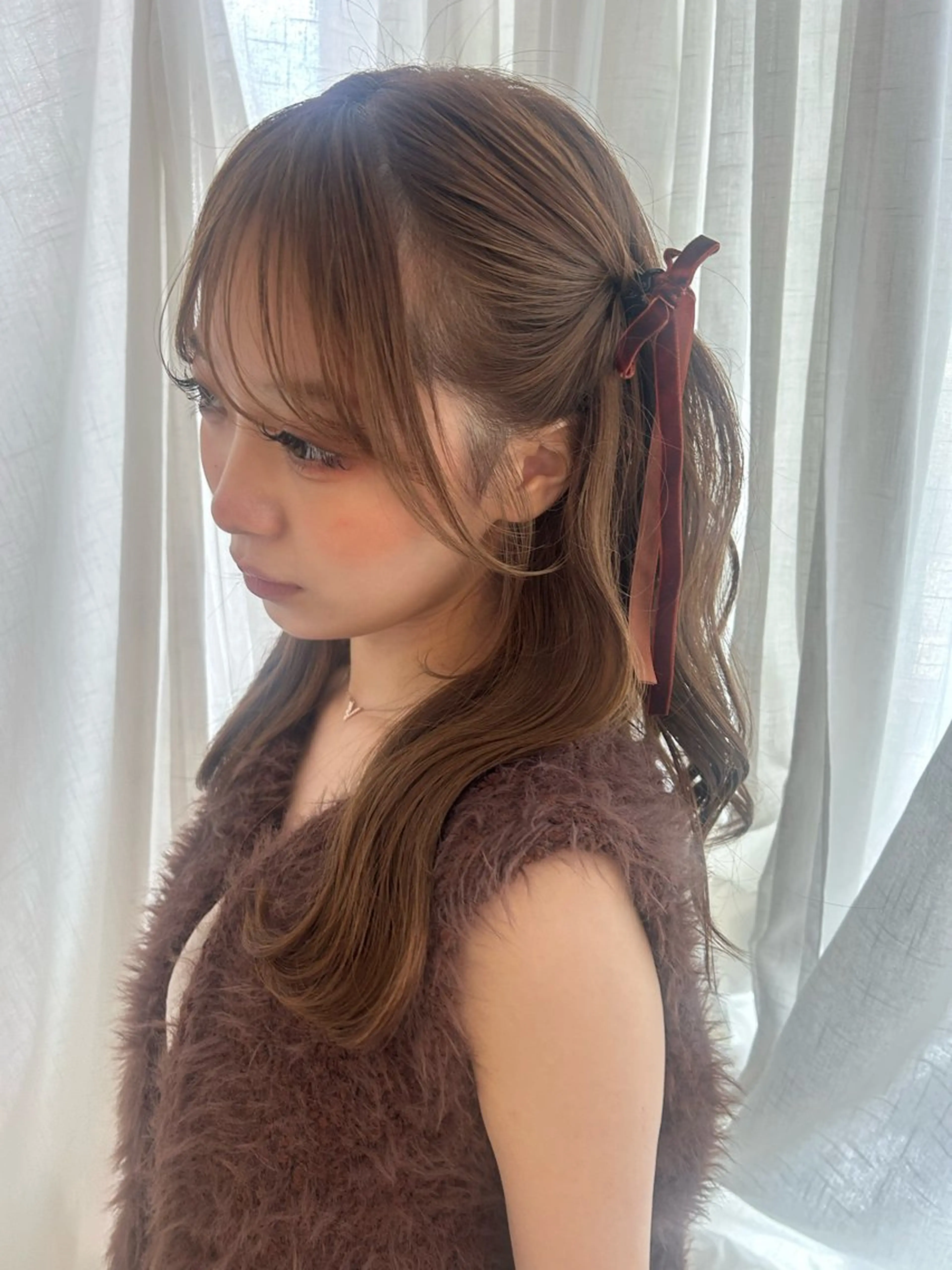 セミロング カラー ヘアカラー カラーモデル/梅田/ ⭐️seina⭐️のヘアスタイル