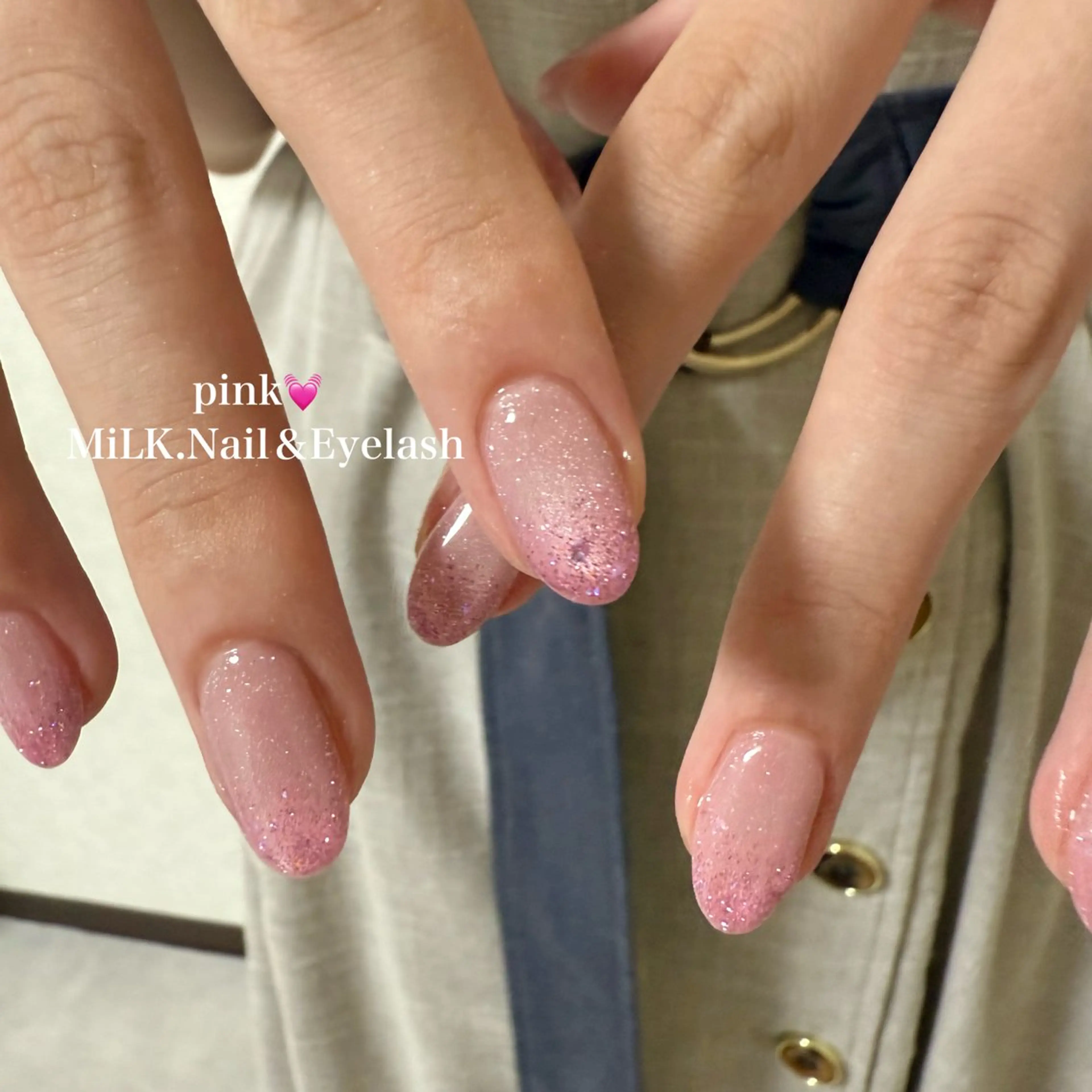 ネイル ハンドネイル MiLK.   Nail&Eyelash所属・MiLK. wakaのマツエク・マツパデザイン