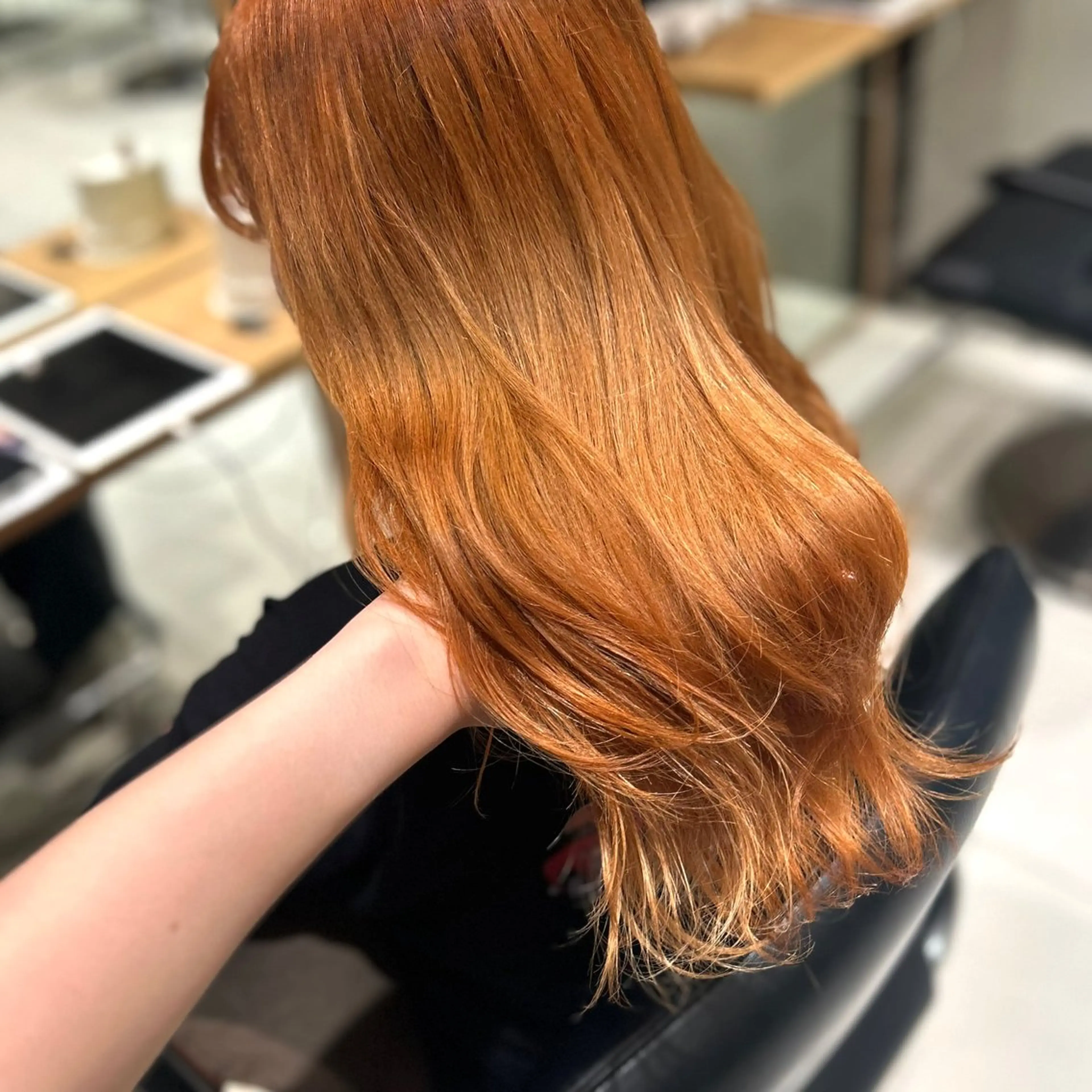 カラー ブリーチ ヘアカラー ︎︎🌟韓国艶カラー ︎🌟璃奈 (ﾘﾅ)のヘアスタイル