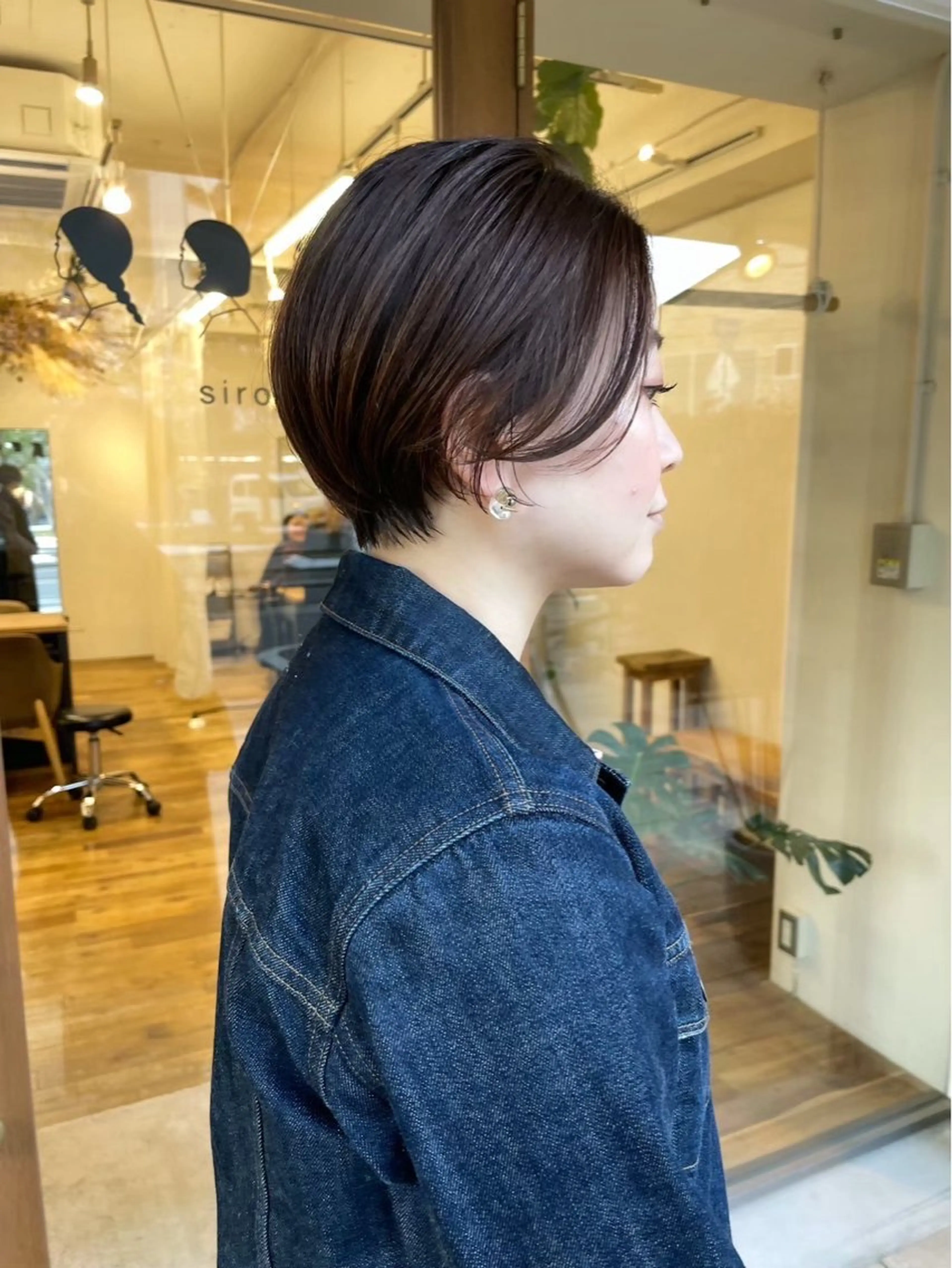 ショート カット siro所属・透明感カラー/ボブ/ siro meruのヘアスタイル