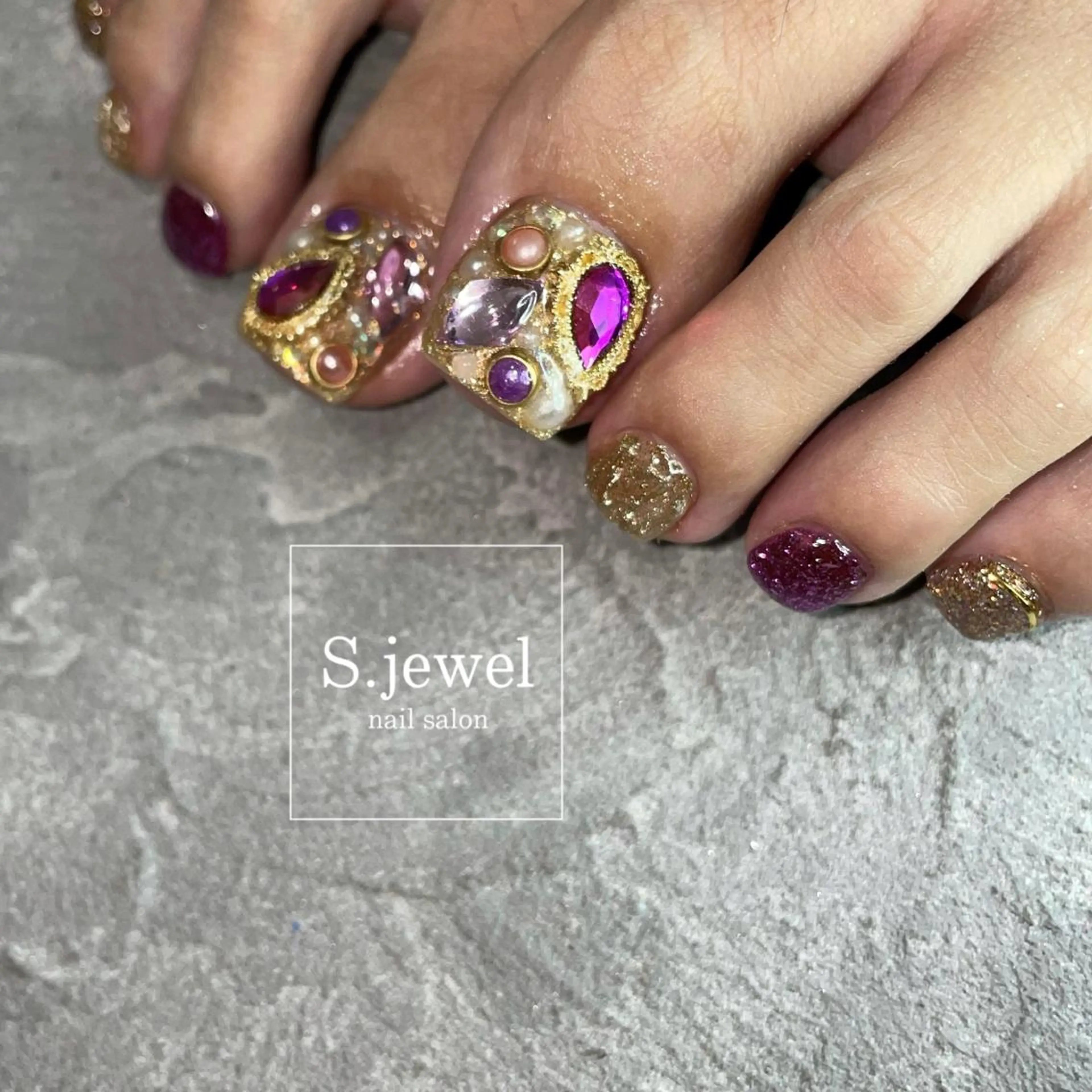 ネイル S♡JEWEL所属・S. JEWELのネイルデザイン