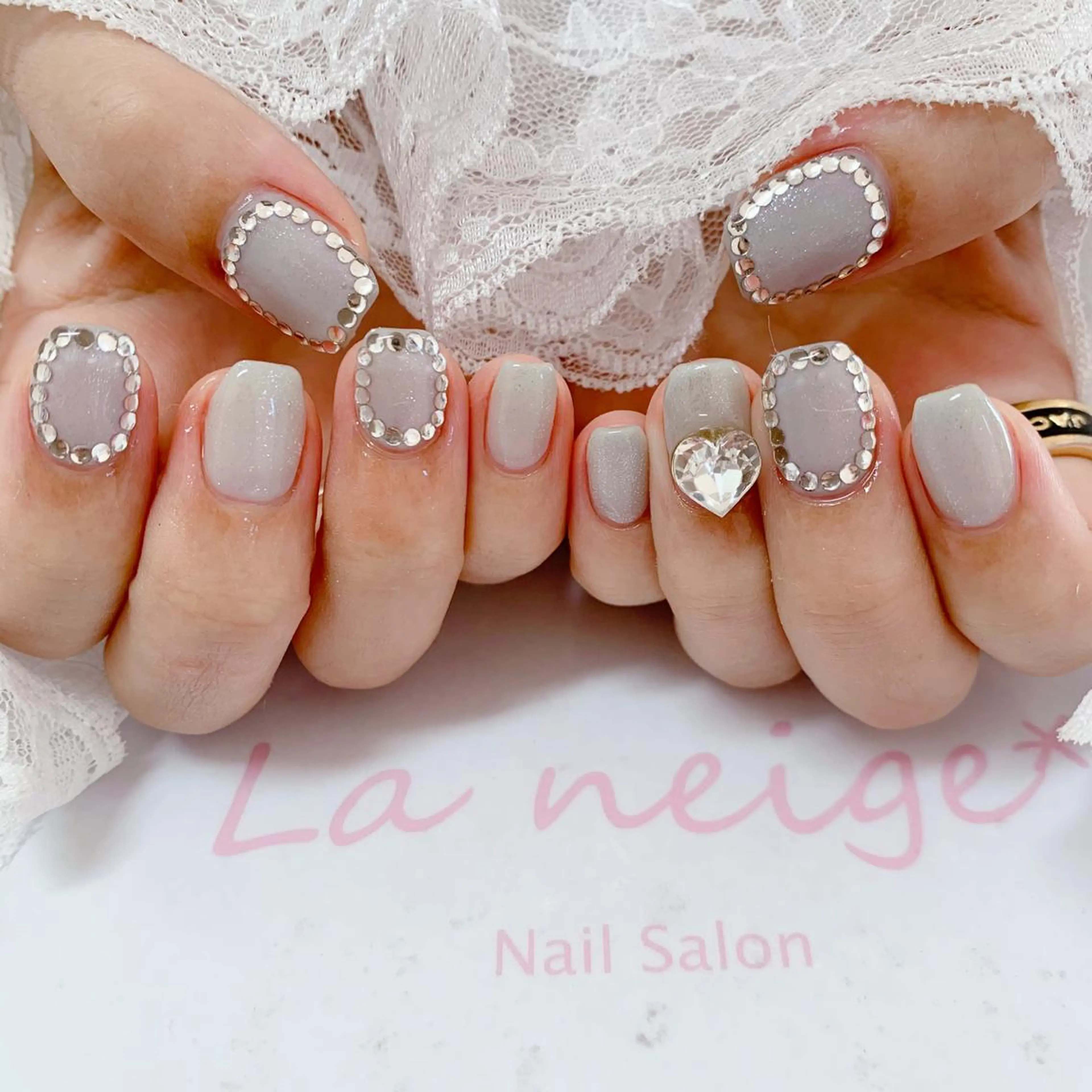 ネイル ハンドネイル La neige* yuki 🥯🍑のネイルデザイン