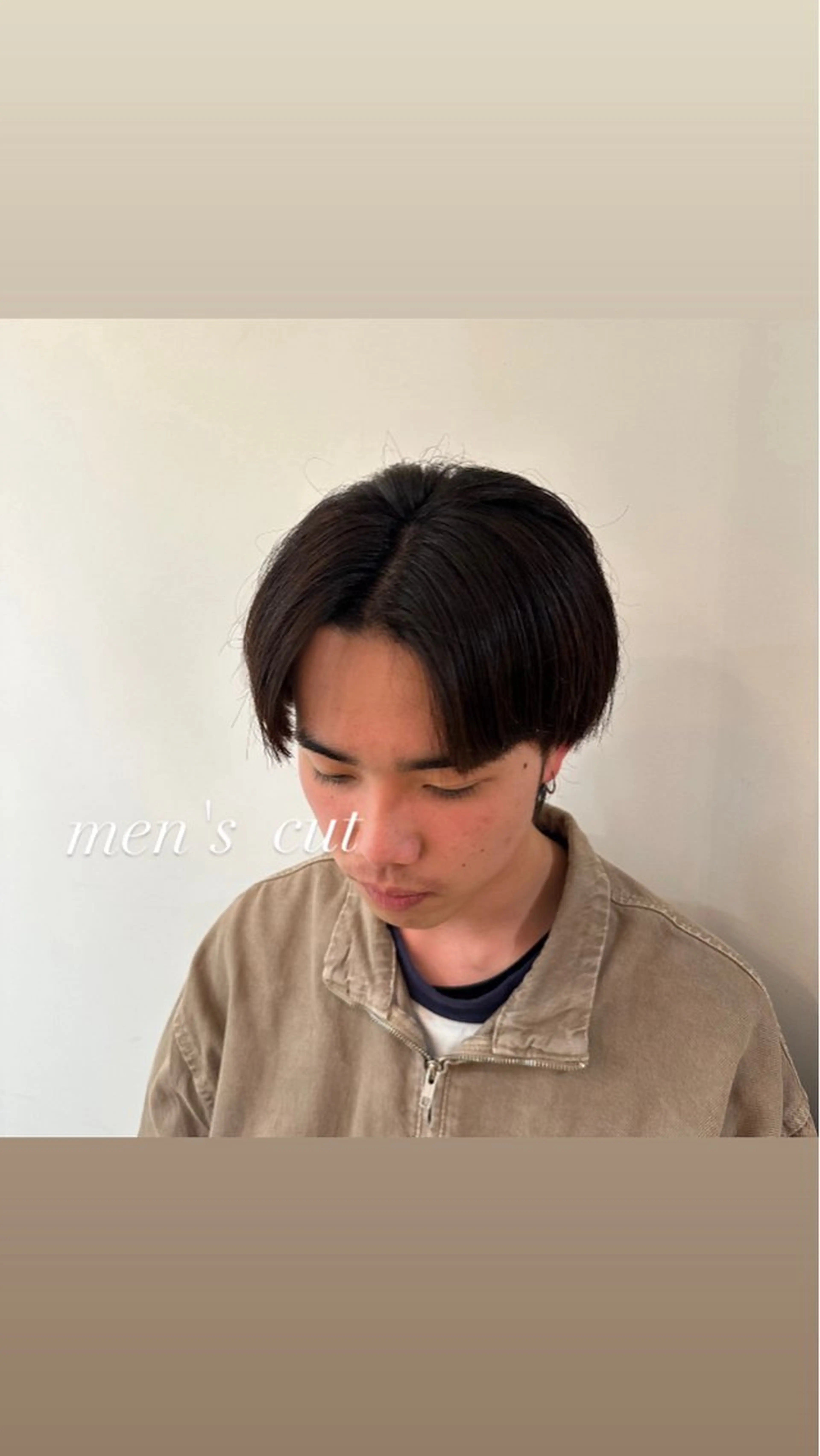 メンズ みなみ/韓国ボブ/ 韓国レイヤーのヘアスタイル