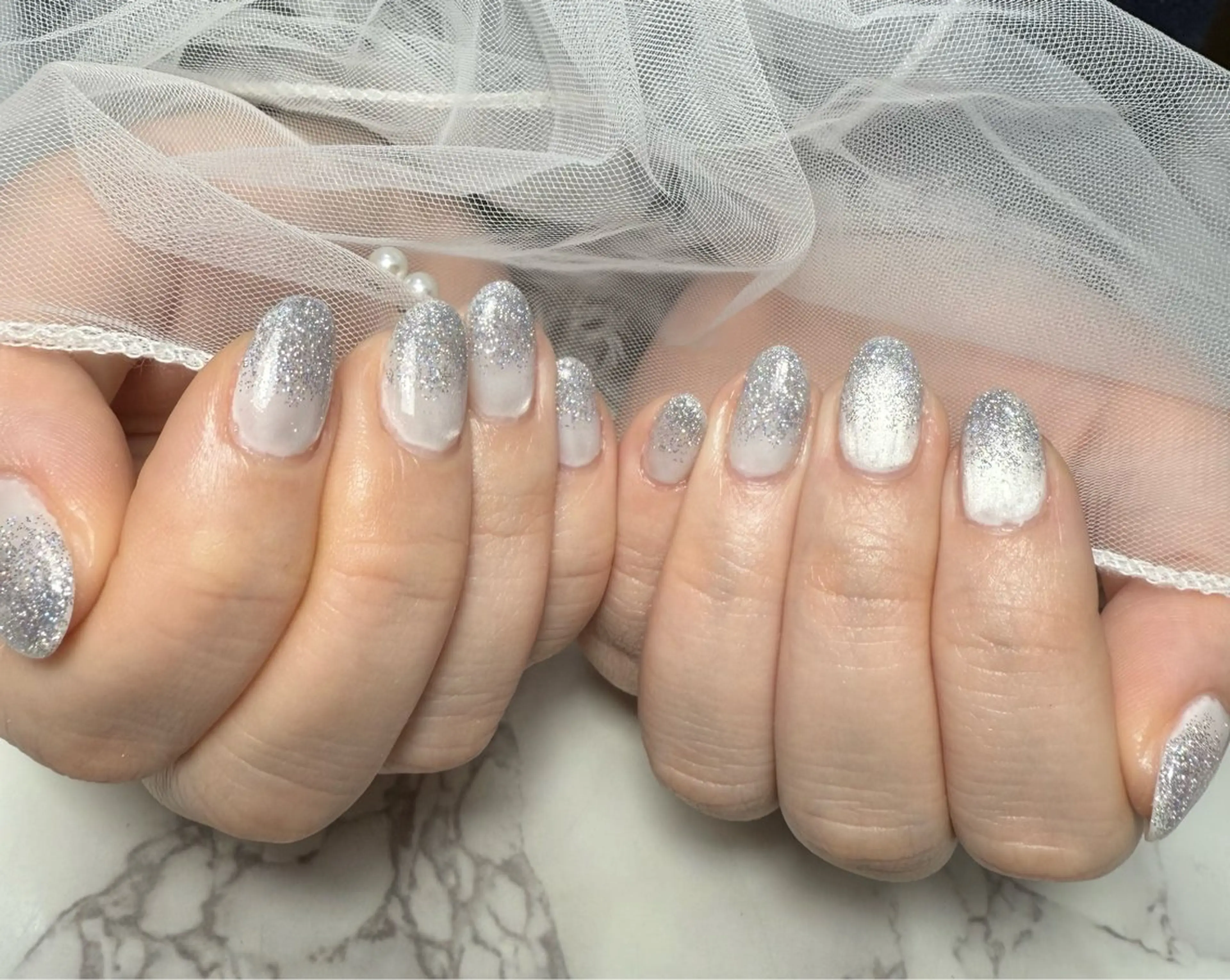 ネイル アートネイル チークネイル フラッシュネイル フラッシュマグ フレンチネイル M.N_ nailのネイルデザイン