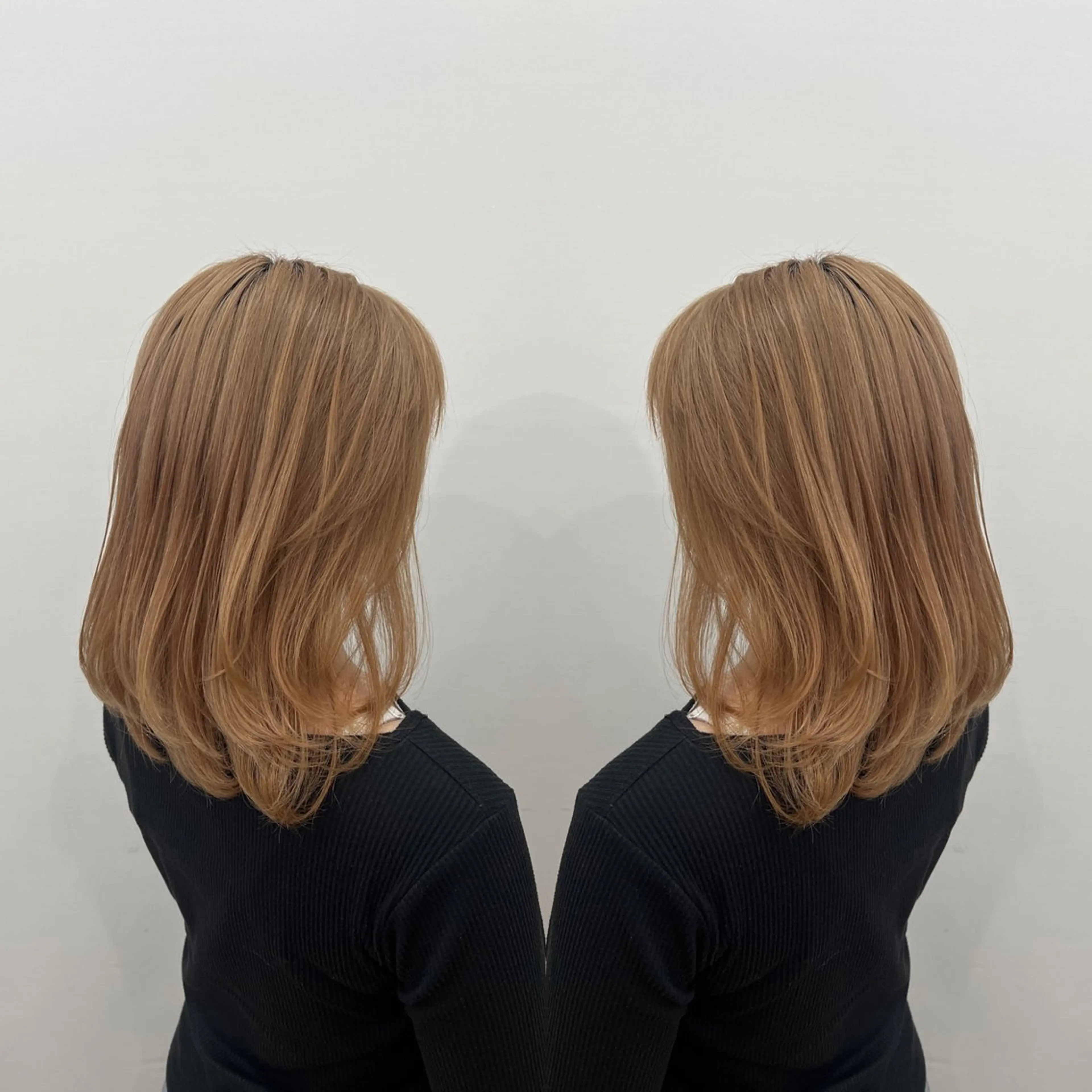 セミロング レイヤー/ボブ/ ミニボブ/AOIのヘアスタイル