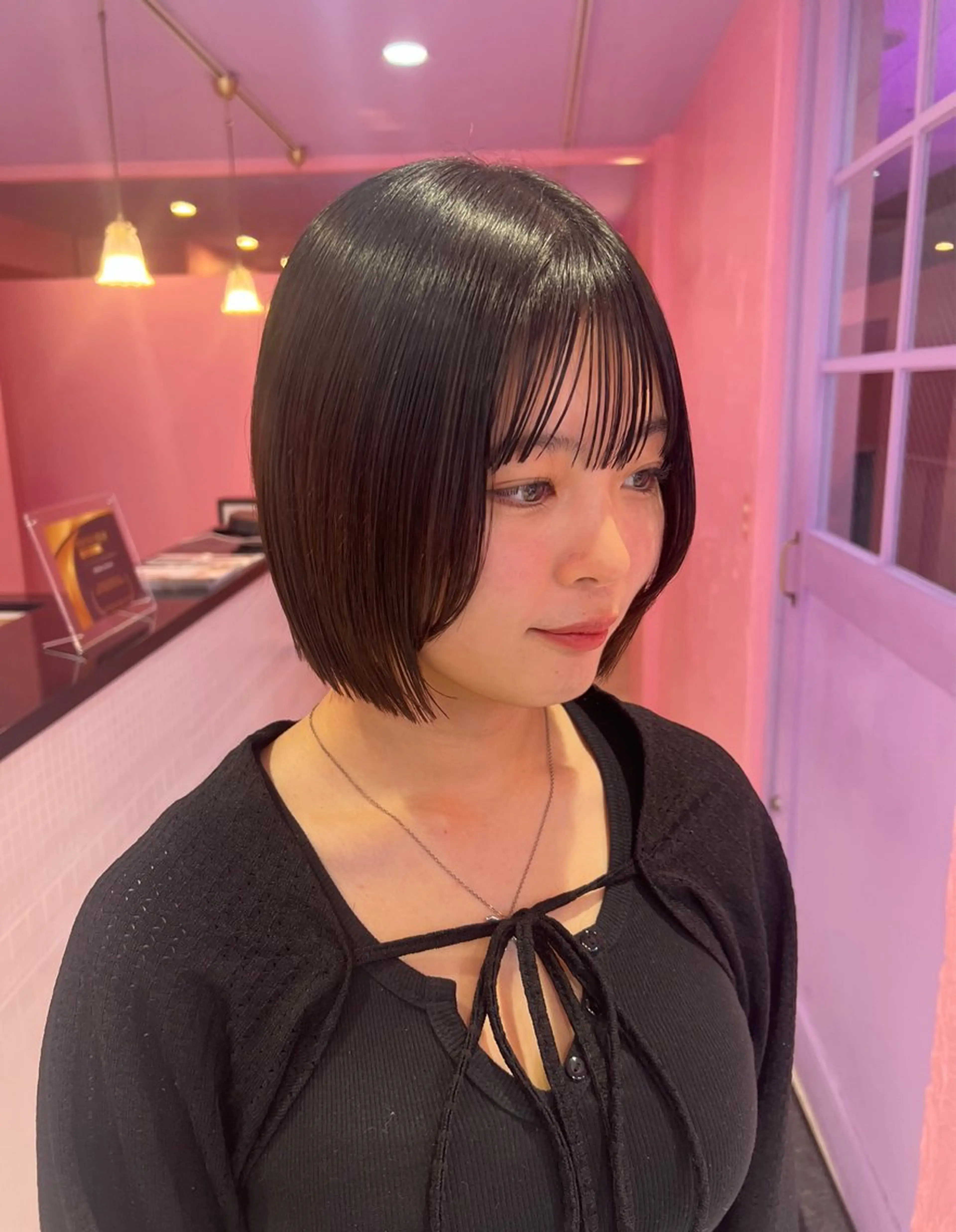 ショート 紙屋町ショート /ボブ　パーマ河内蓮のヘアスタイル