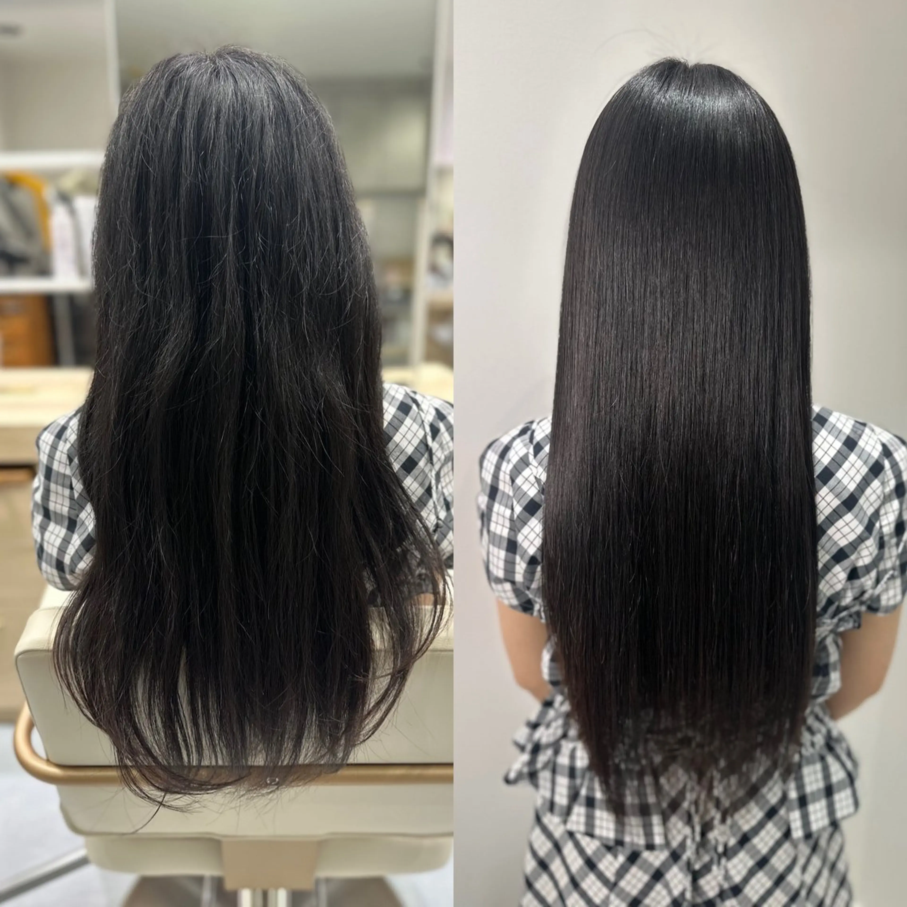 ロング パーマ カット 縮毛矯正 髪質改善/縮毛矯正 /ブリーチ矯正/岡部のヘアスタイル