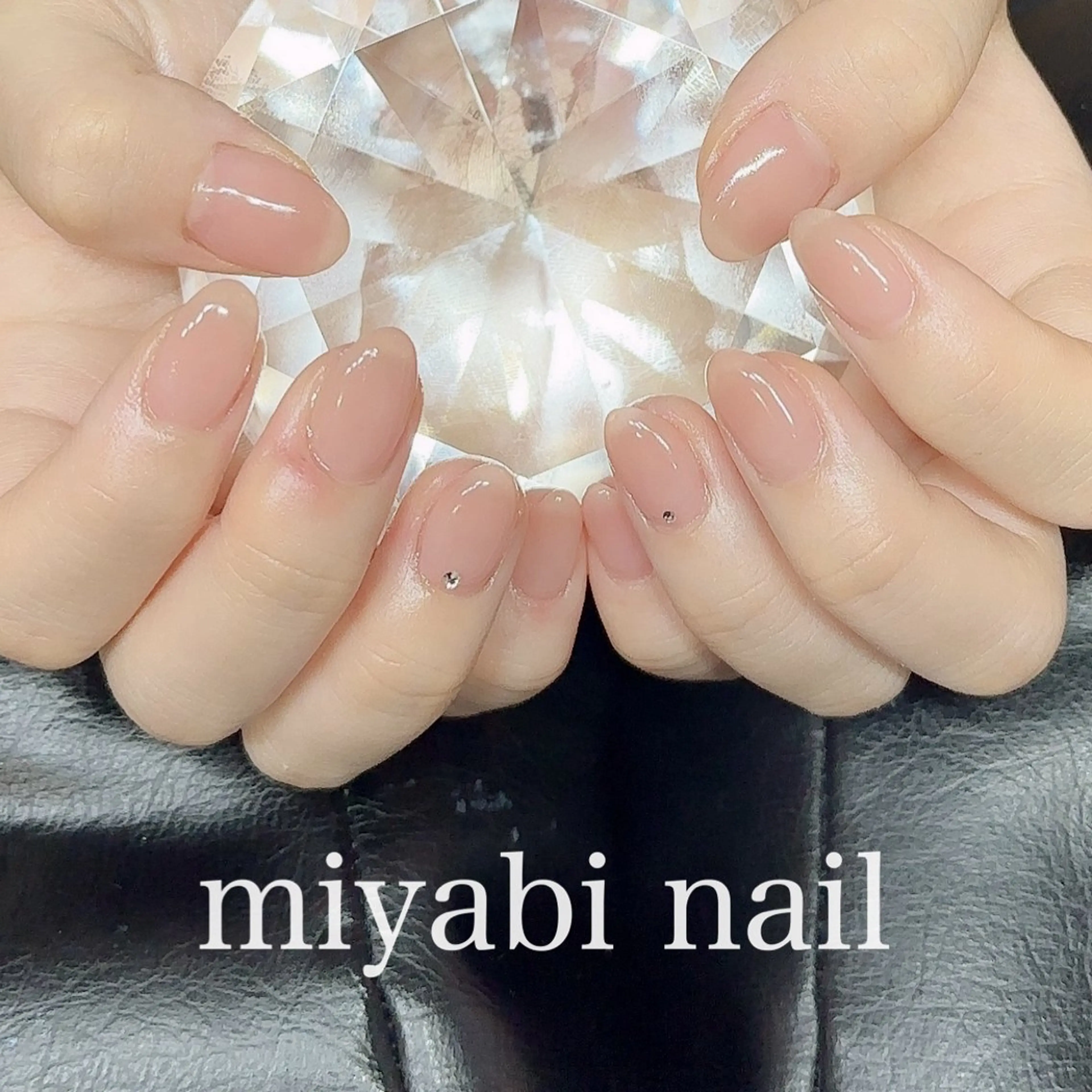 ネイル チークネイル ジェルネイル 持ち込み オフィスネイル ハンドネイル miyabi nail 桂川駅近くのネイルデザイン