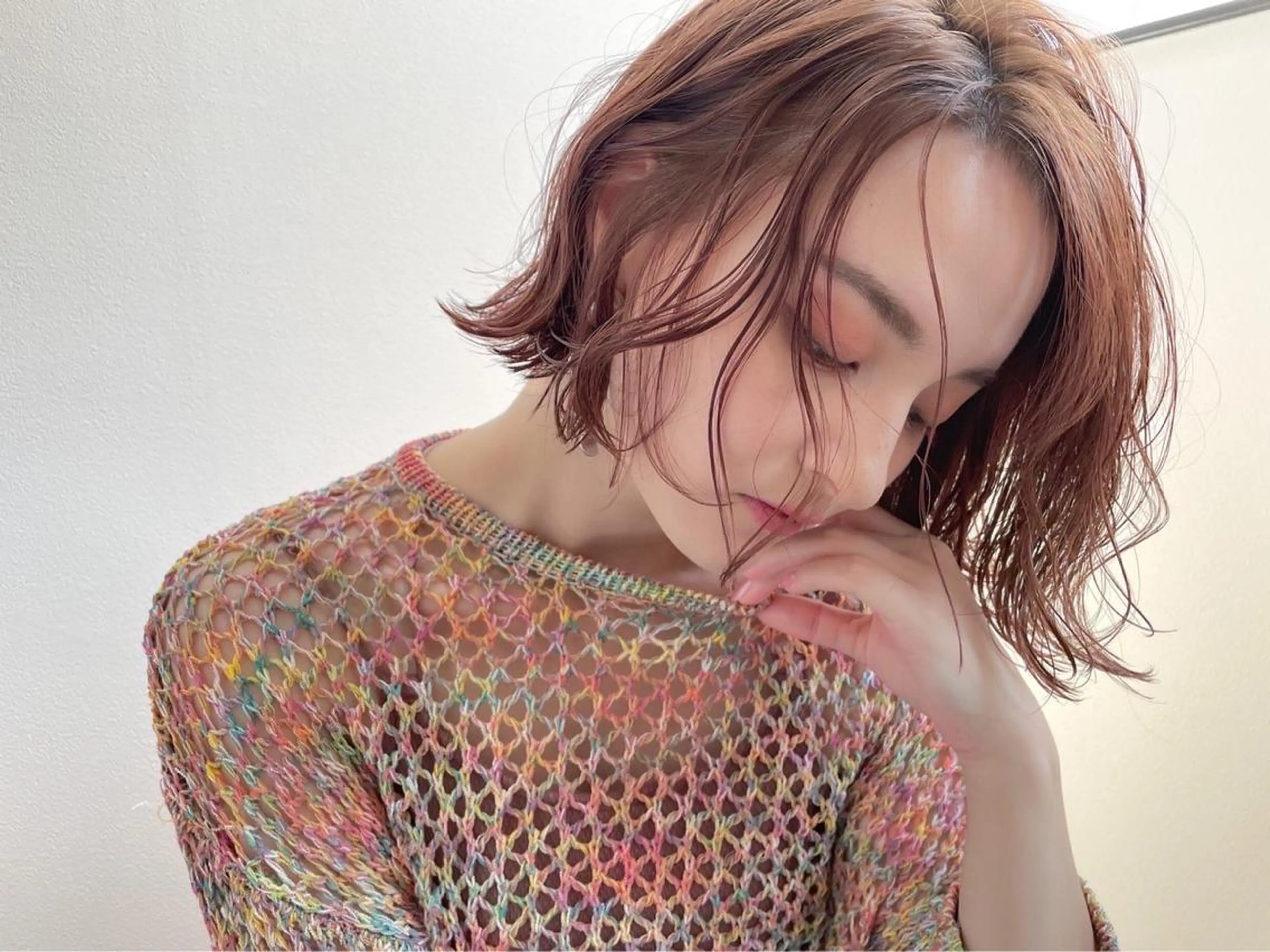 【無くなり次第終了/商品付き/お家での髪質改善商品】×似合わせカット×艶感カラー×内部補修トリートメントの写真