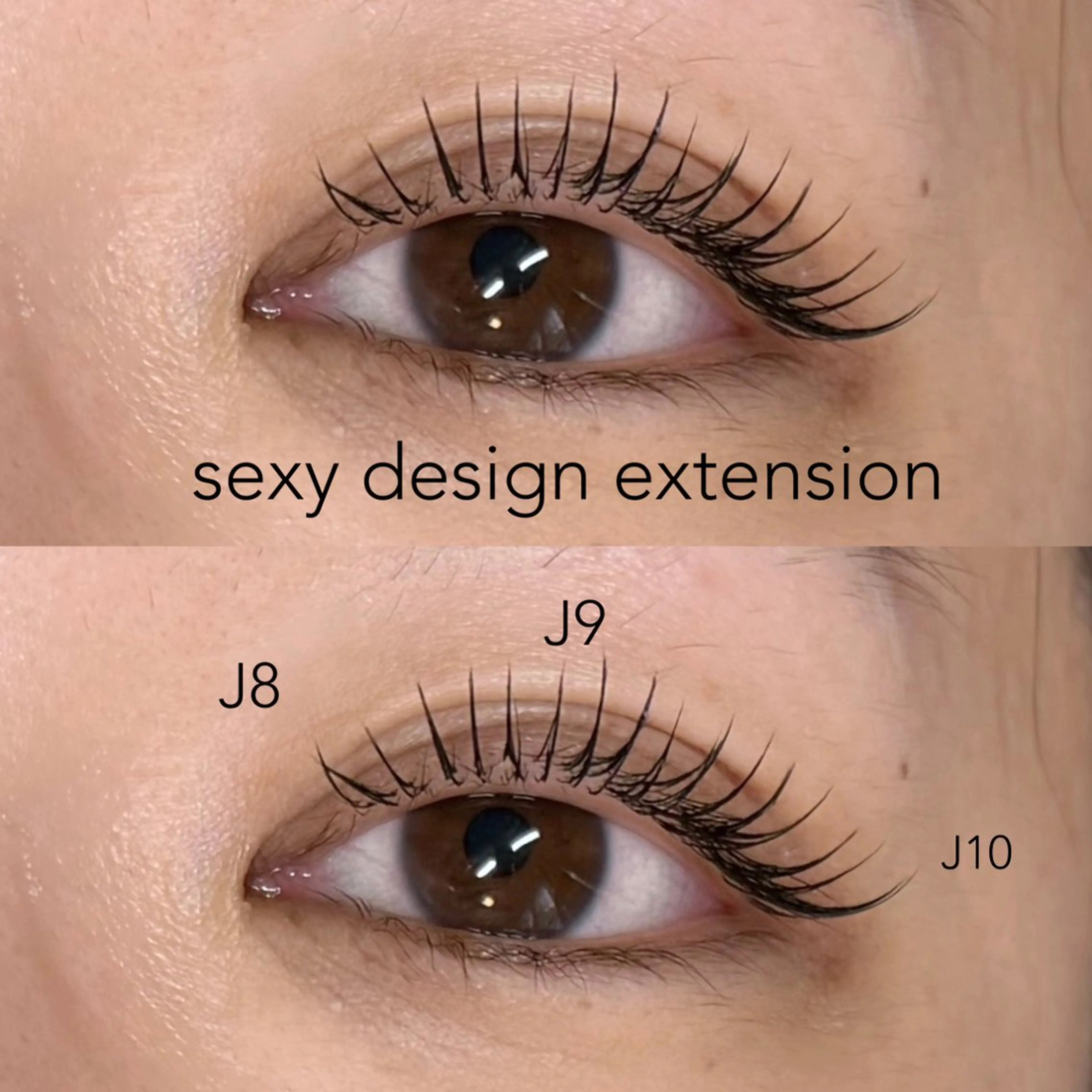 マツエク・マツパ Jカール ナチュラル Roziy所属・Roziy asukaのマツエク・マツパデザイン