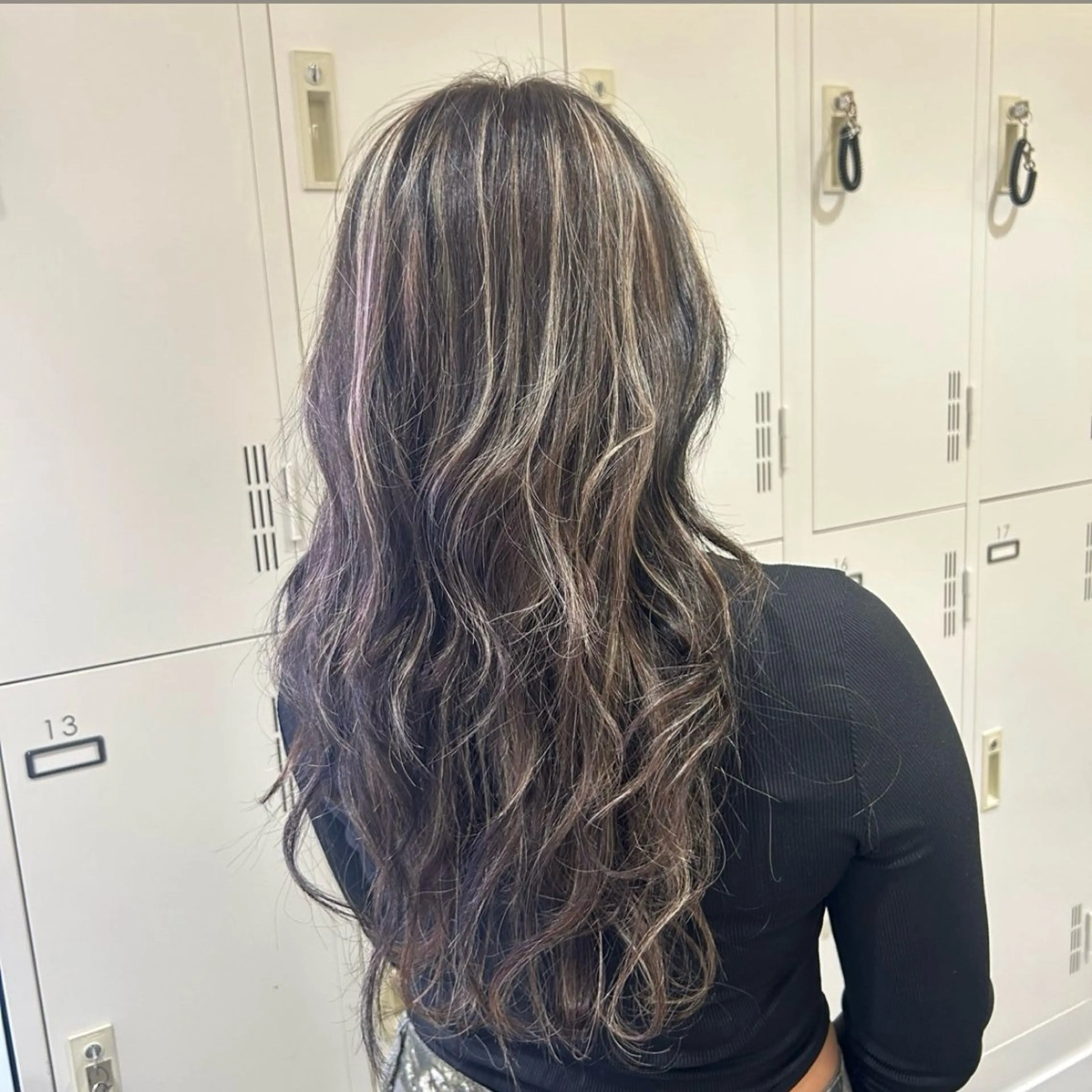 ロング カラー ハイライトカラー ハイライト カット ヘアカラー 髪質改善カラー/店長 宮内秀峰のヘアスタイル