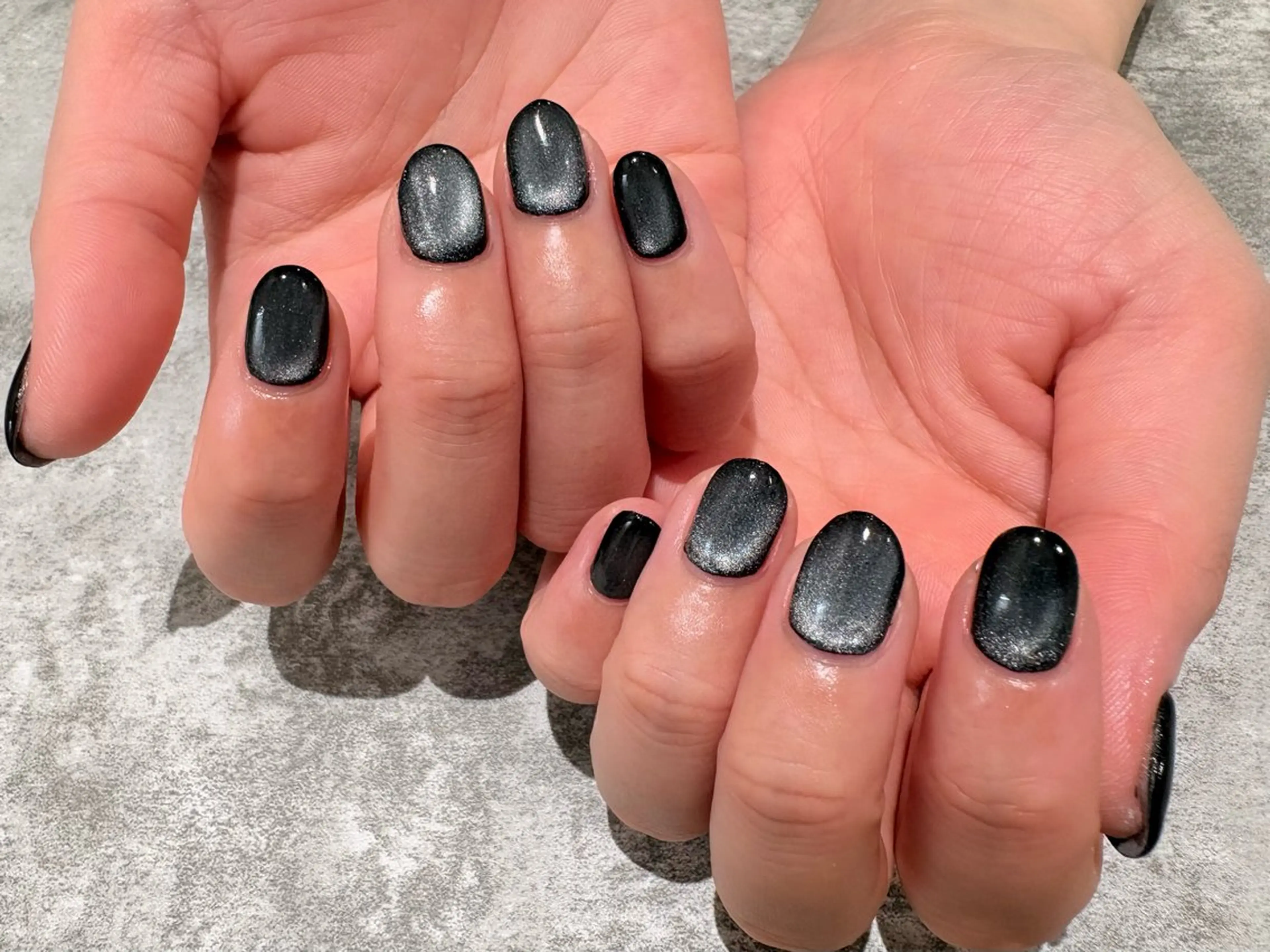 ネイル マグネットネイル ワンカラーネイル ハンドネイル Plus Ehiku /Ayakaのネイルデザイン