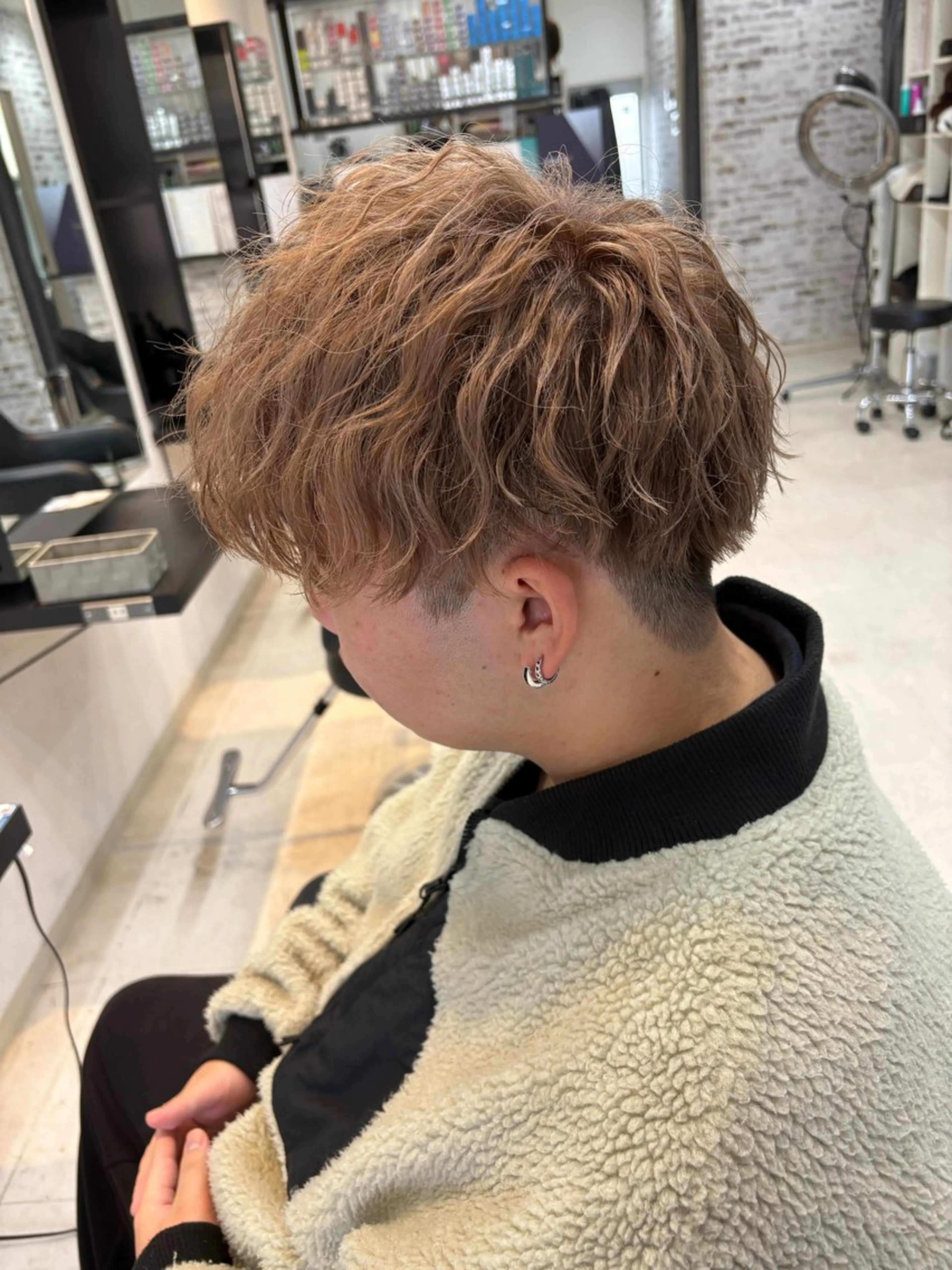 ショート ツイストパーマ カット パーマ シャルム所属・美容室シャルム⭐️ 清水 勇希のヘアスタイル