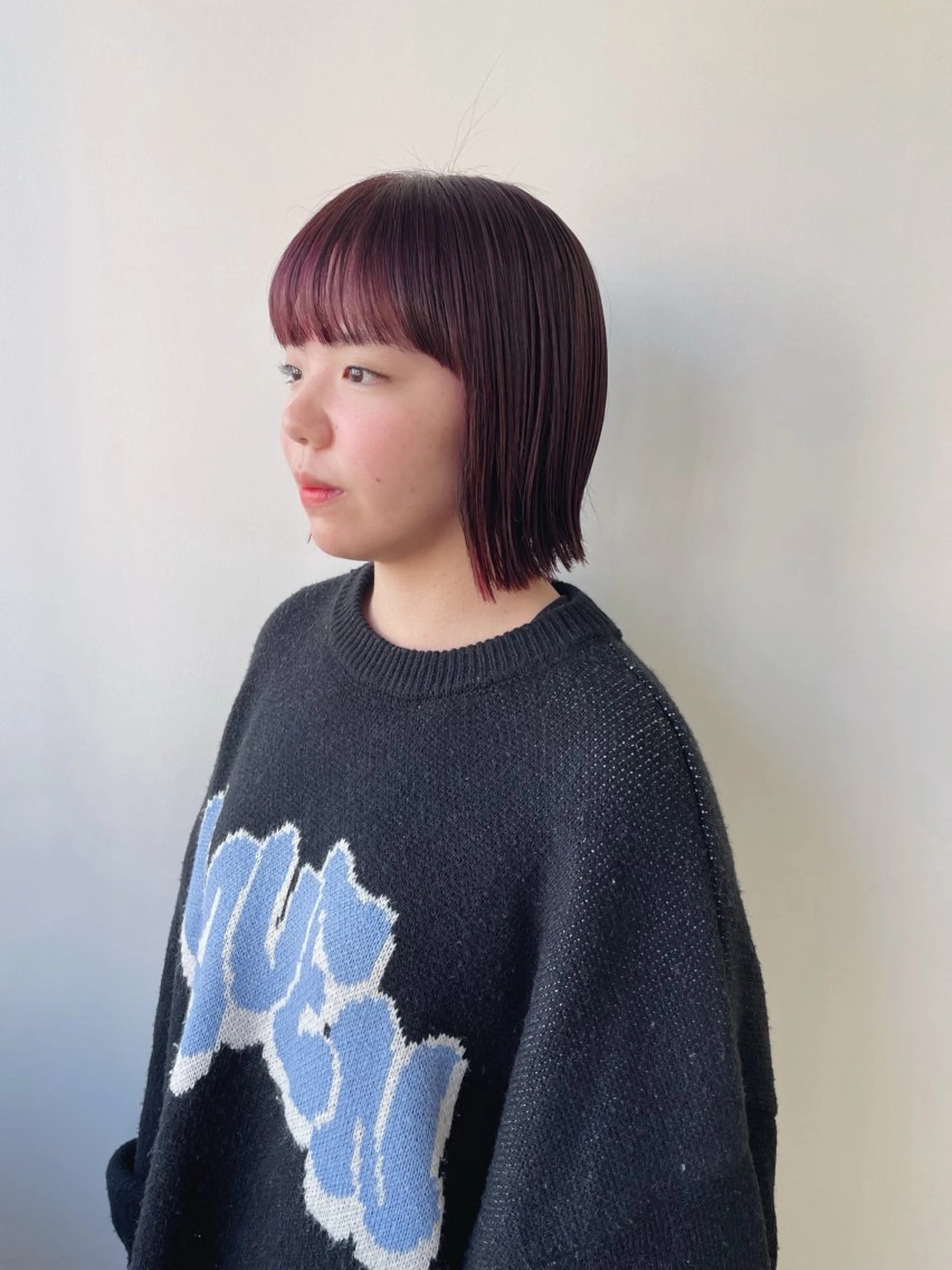 ショート カラー ブリーチ ブラウンカラー ブリーチなしカラー ピンクカラー ピンクブラウン スギヤマ ショウゴのヘアスタイル