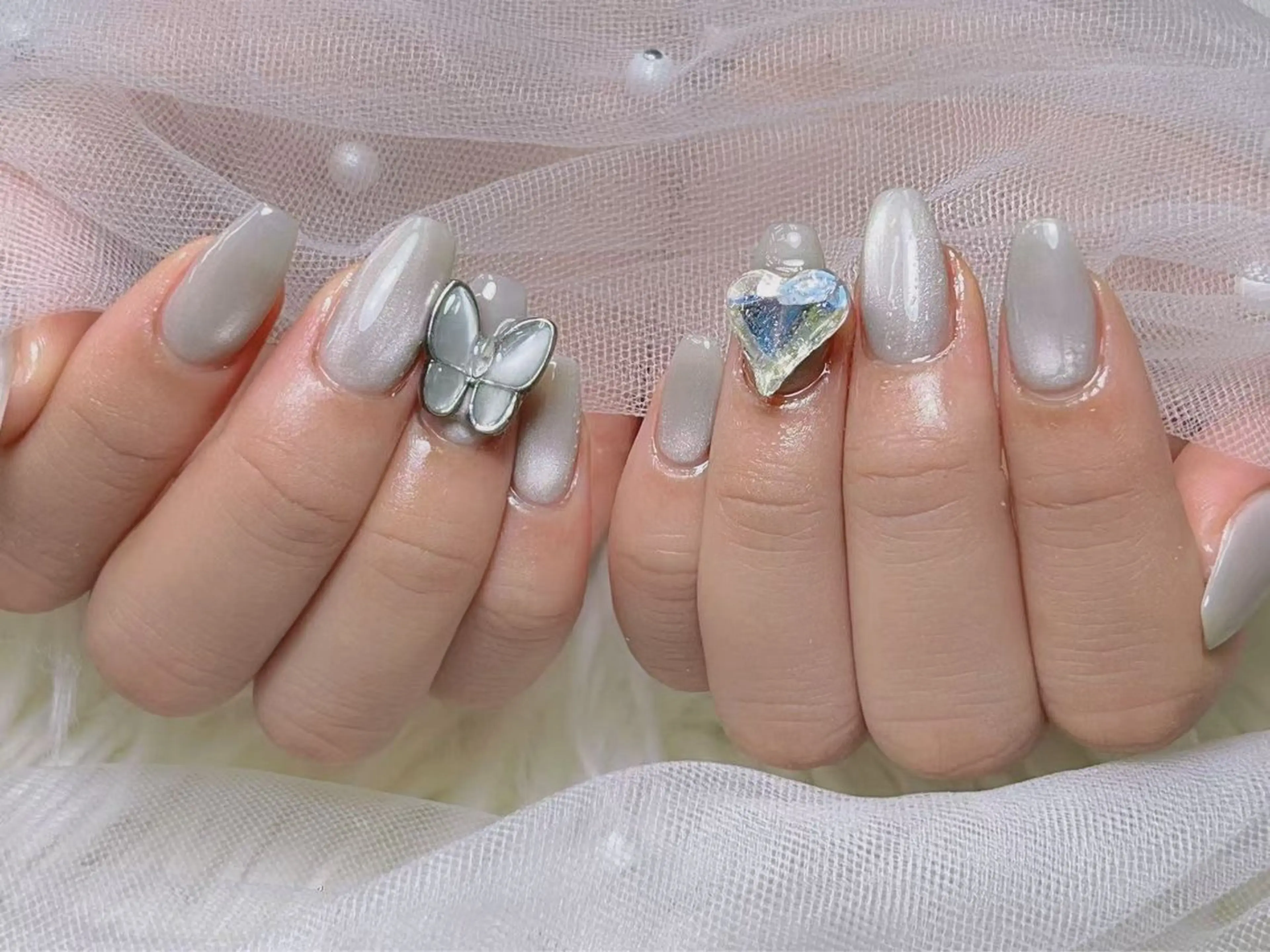 メンズ ネイル アートネイル フレンチネイル ジェルネイル キラキラネイル パラジェル フットネイル Bloom スカルプ専門店のネイルデザイン