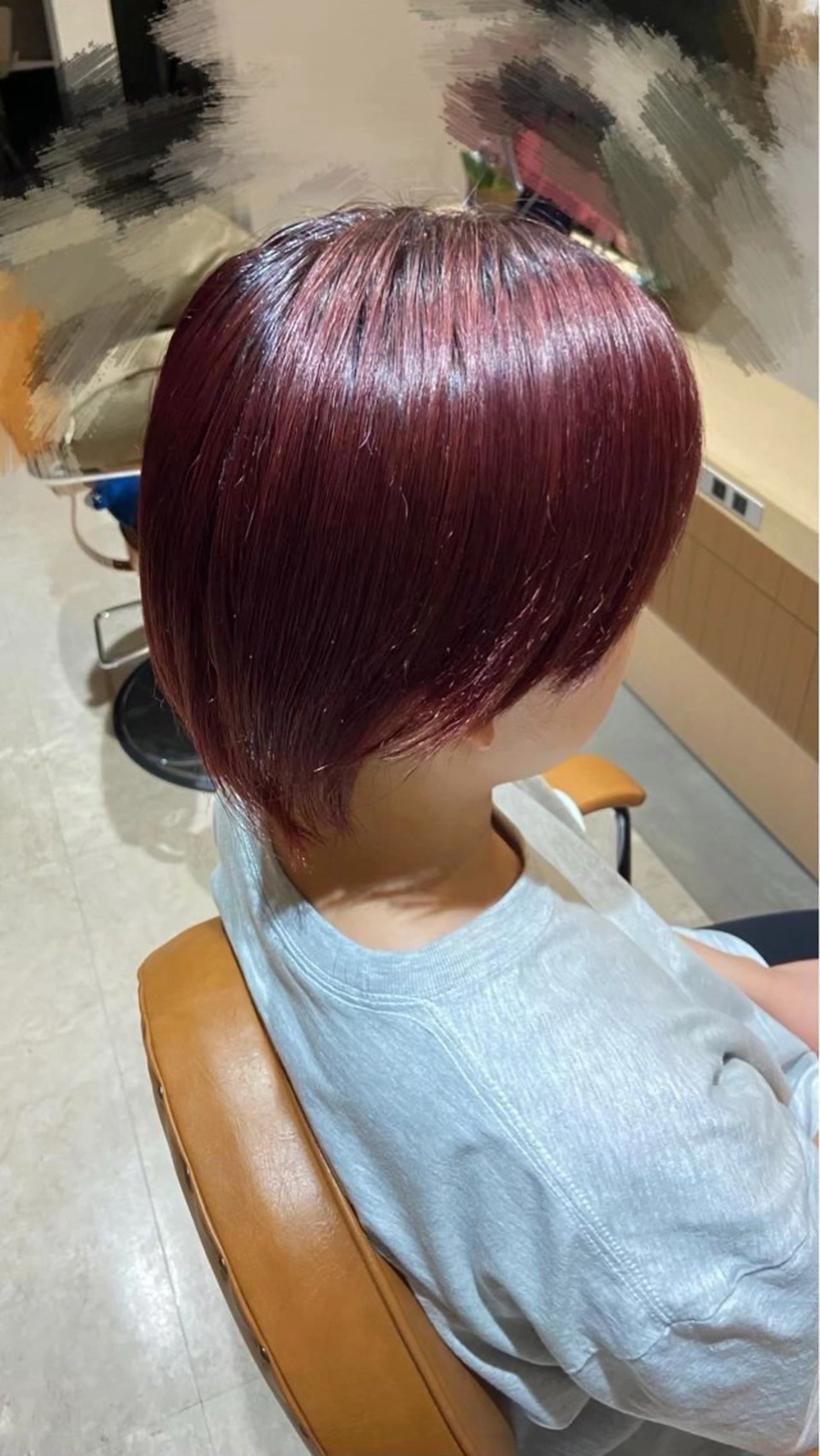 ショート カラー ヘアアレンジ メンズ 松本 夢叶のヘアスタイル