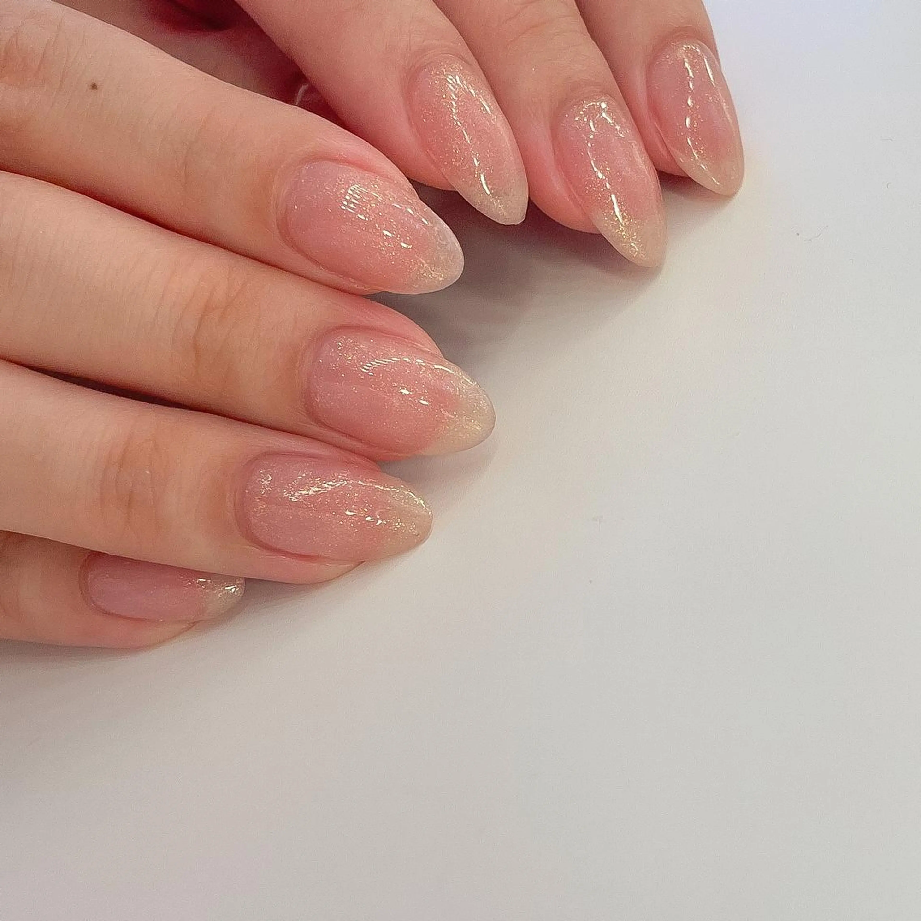 ネイル ラメ(グリッター) ワンカラーネイル mew mew kotomiのネイルデザイン