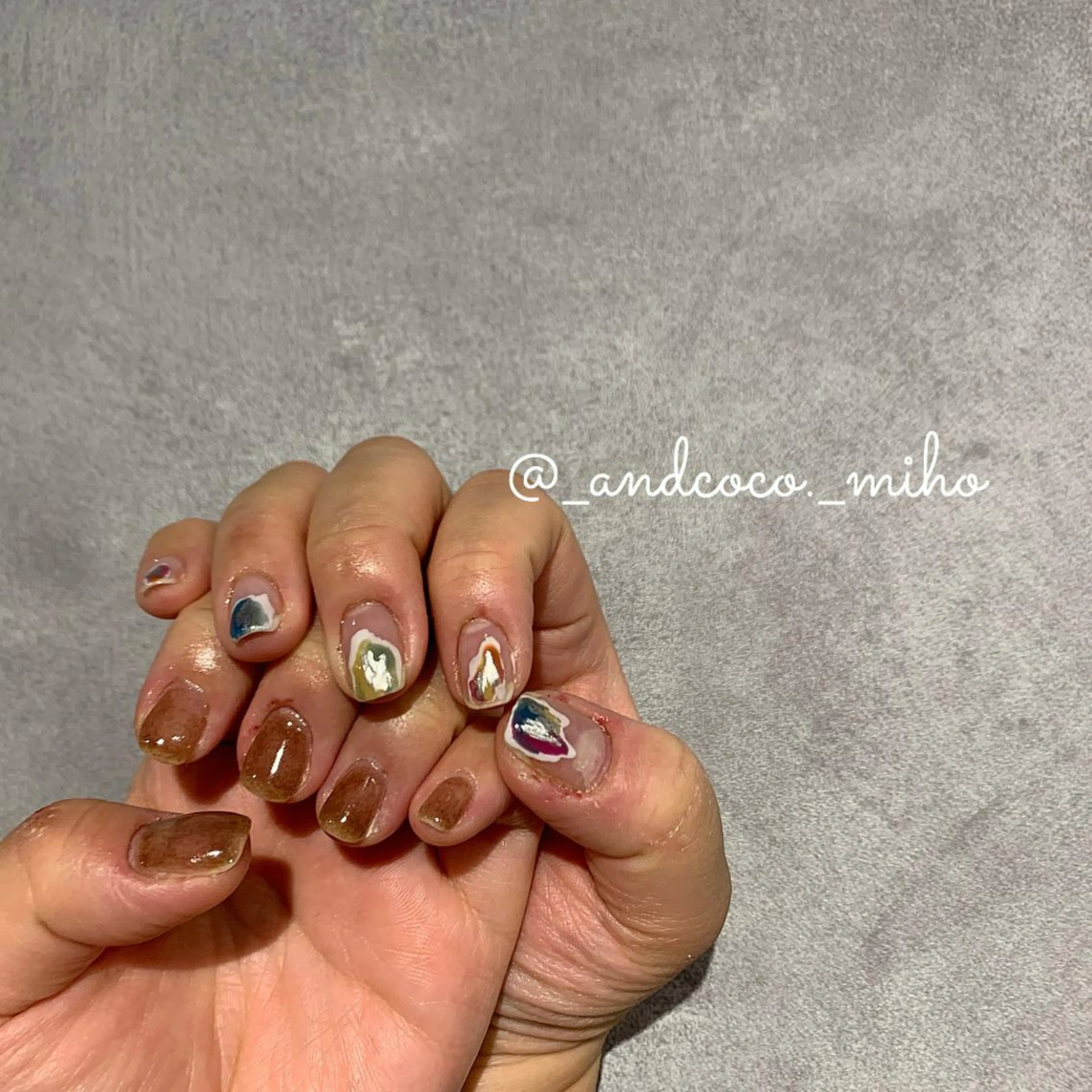 ネイル ハンドネイル I'm Me.所属・Nailist〻 mihoのネイルデザイン