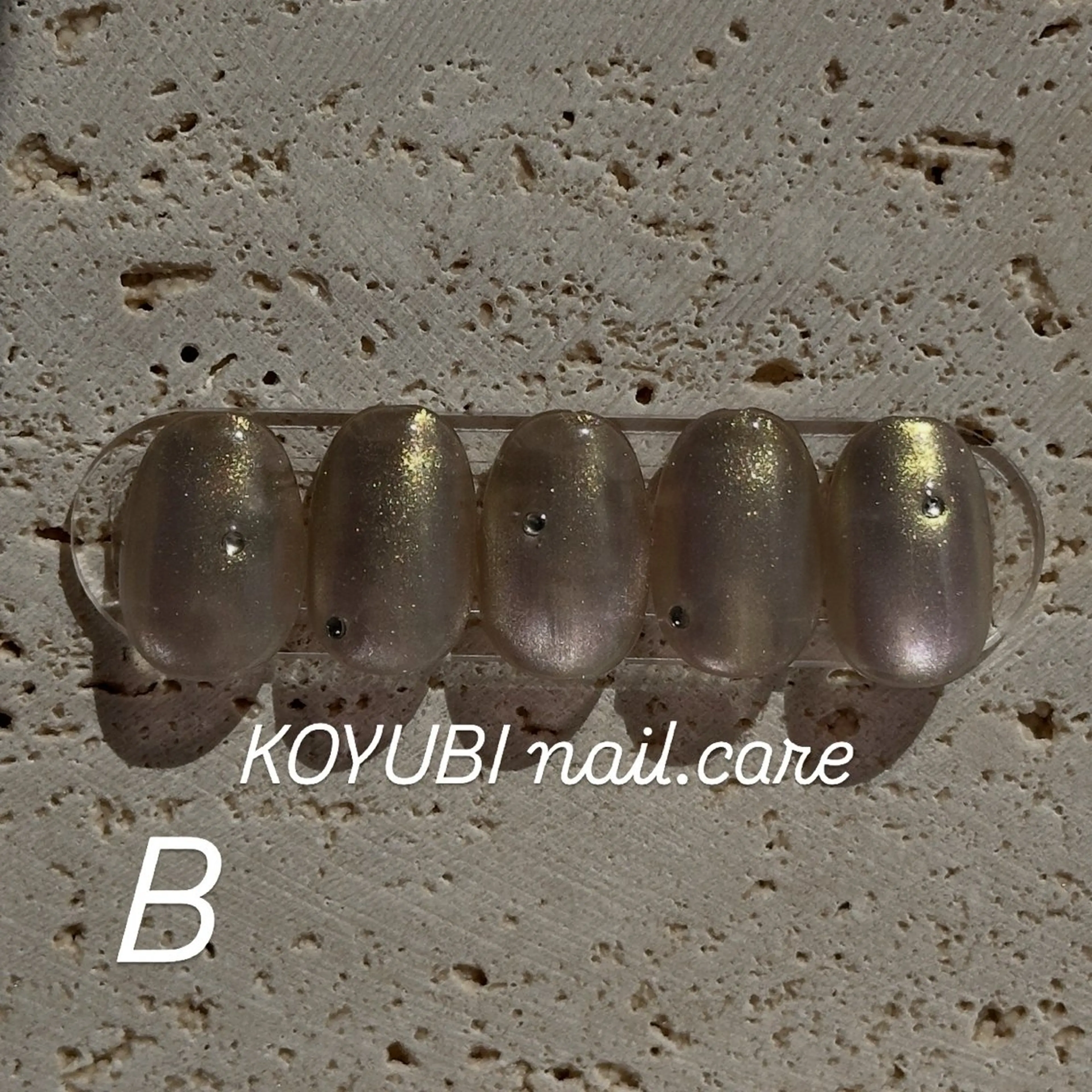 ネイル カジュアル マグネットネイル オフィスネイル シンプルネイル Cure.美爪育成 salon大関のネイルデザイン