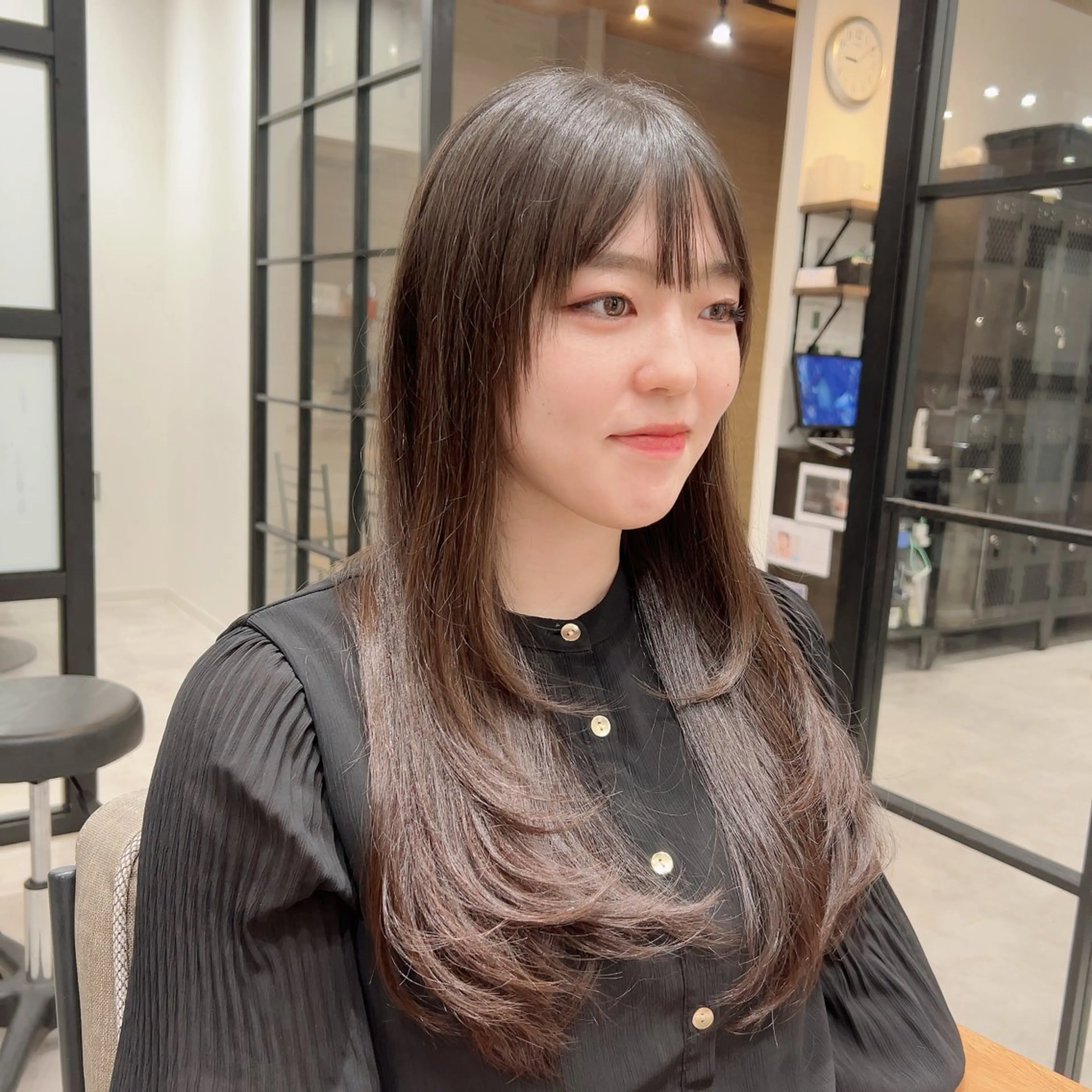 ロング レイヤーカット レイヤー/韓国/ ハッシュ/高田翼のヘアスタイル