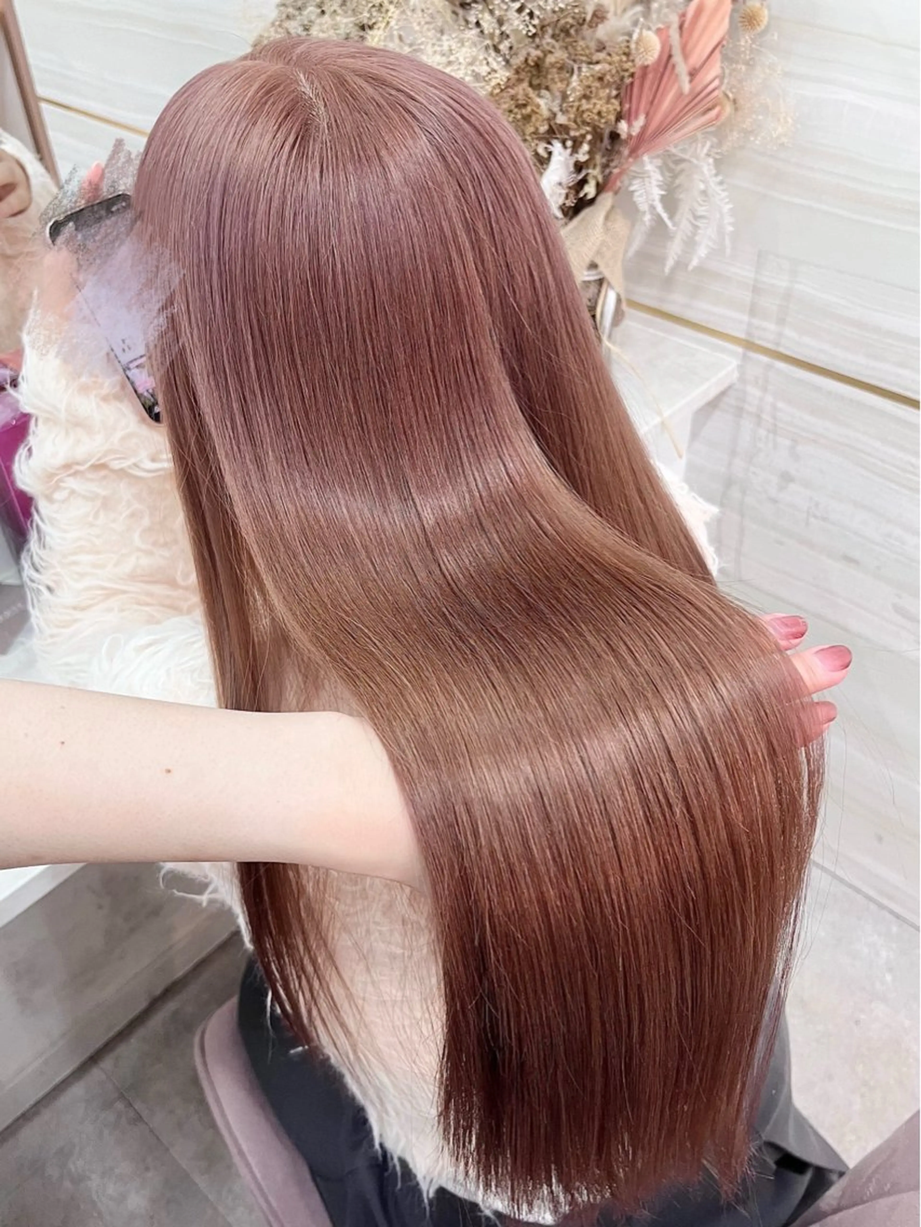 ロング カラー ヘアカラー 🫧Ess 🎀chihinaのヘアスタイル