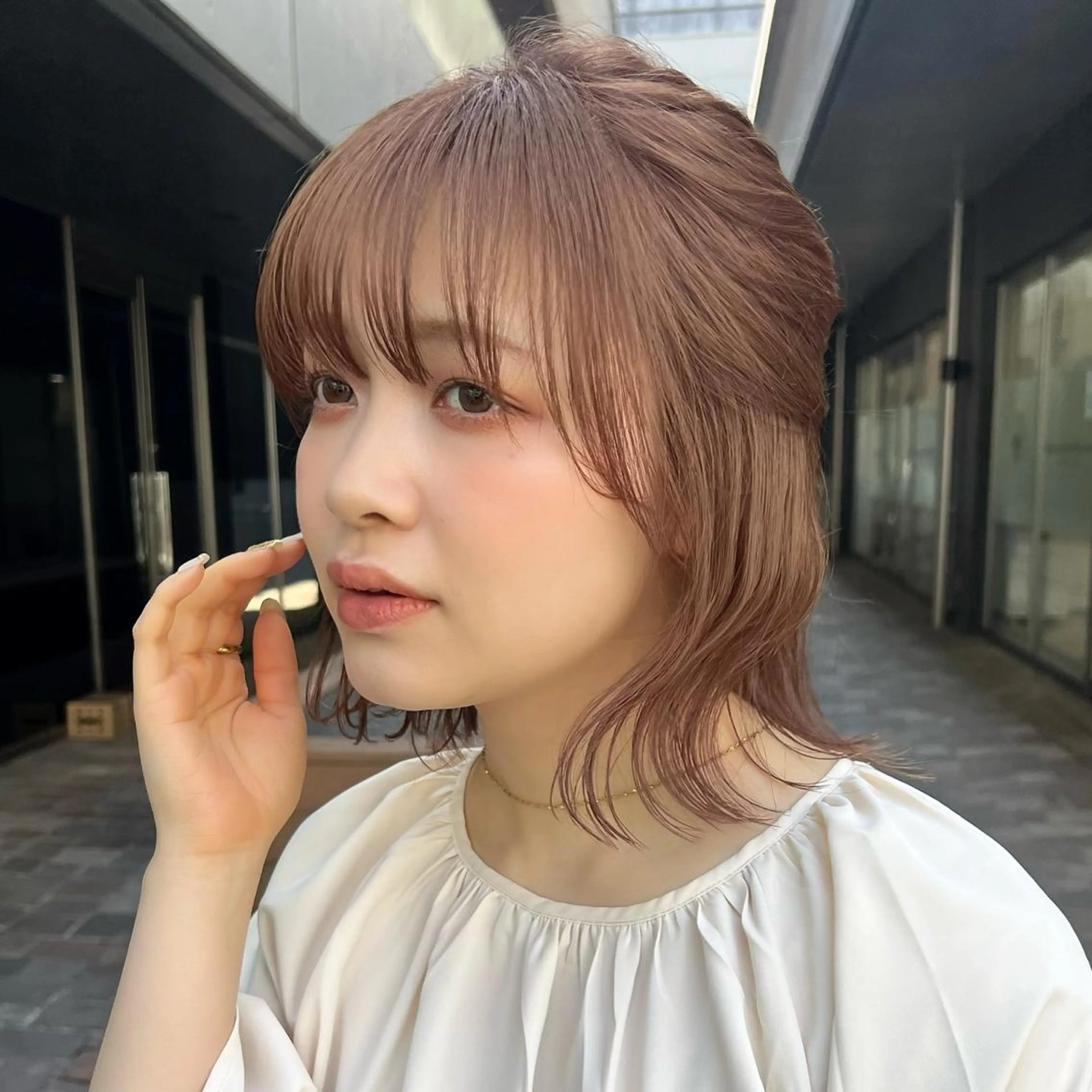 ショート カラー 🎧パーソナルケア/ 透明感カラー/ミユのヘアスタイル