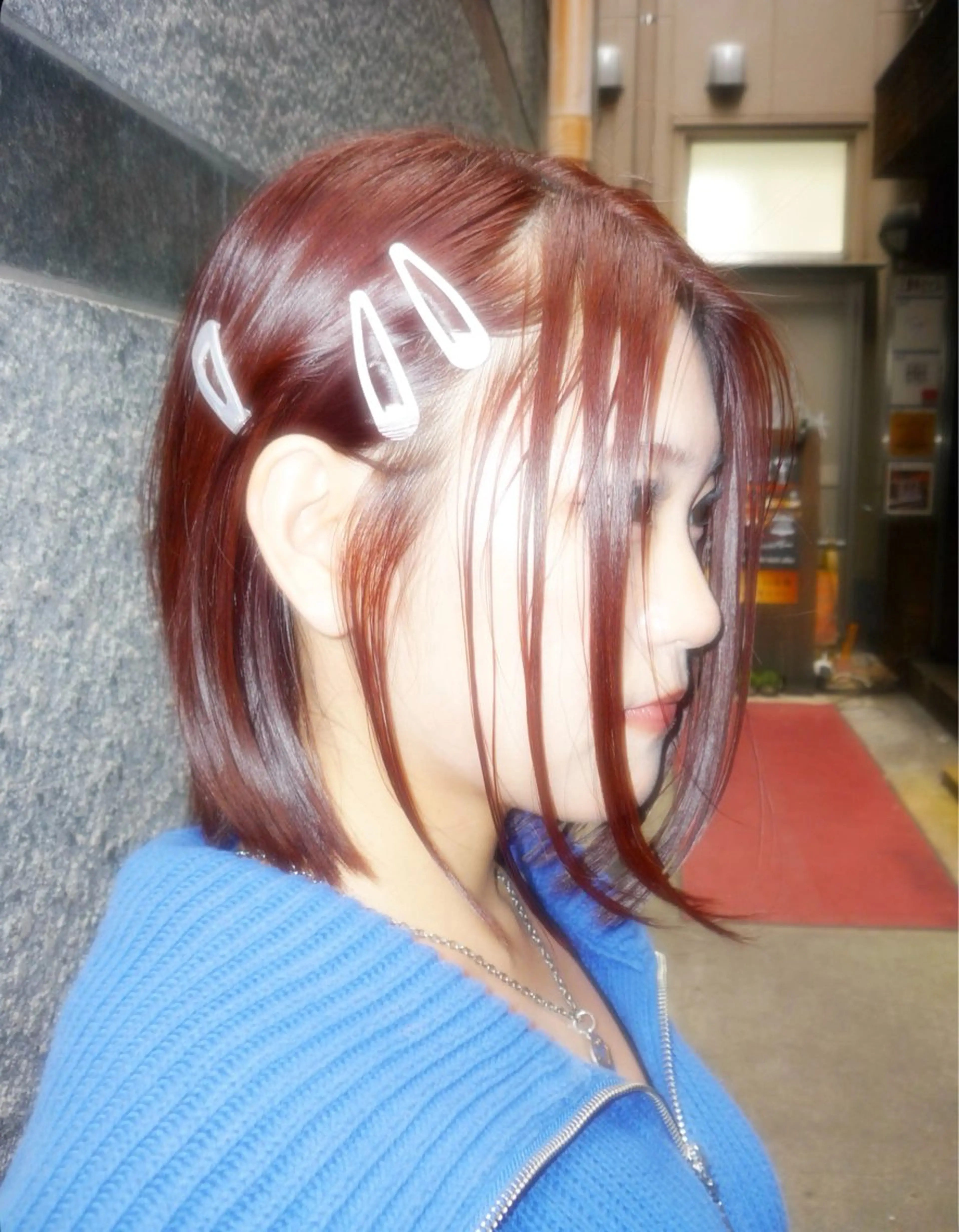 ショート カラー ヘアアレンジ GIVET所属・心斎橋/ハイトーン/ レイヤーカットのヘアスタイル