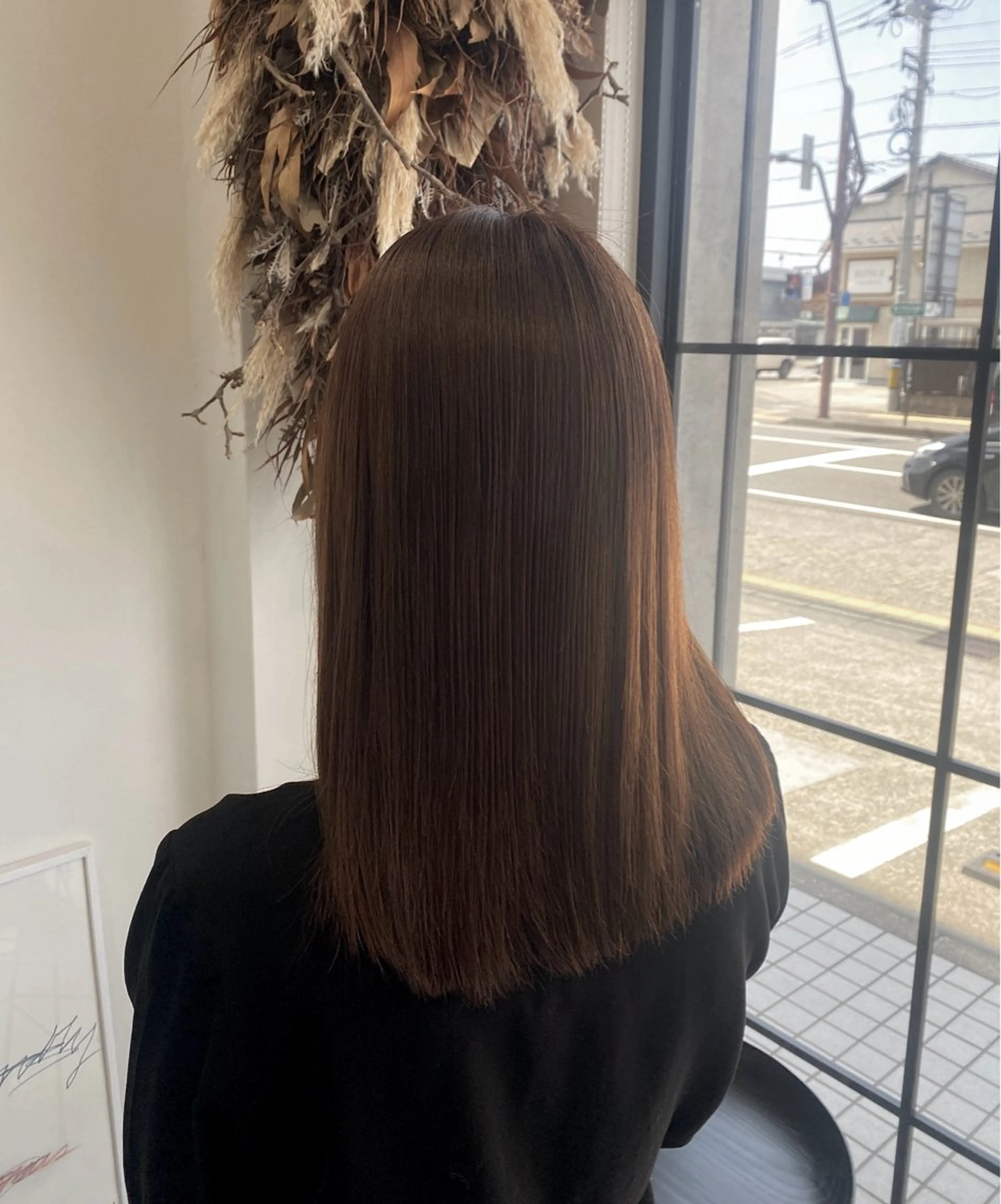 カラー ヘアカラー 新谷 結菜のヘアスタイル