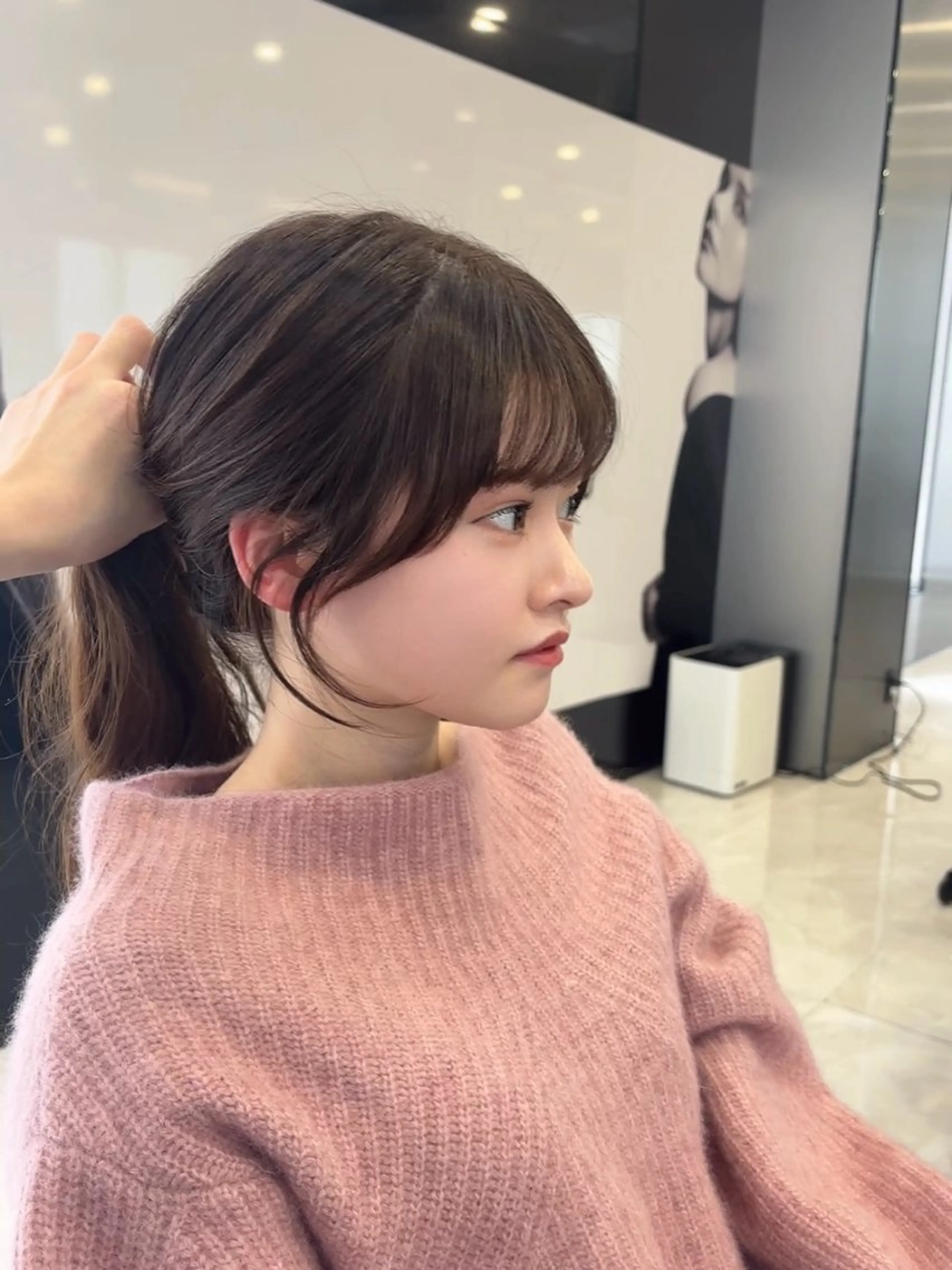 ロング レイヤーカット 髪質改善VALETTE福岡天神所属・髪質改善/レイヤー /韓国ヘアNOBUのヘアスタイル