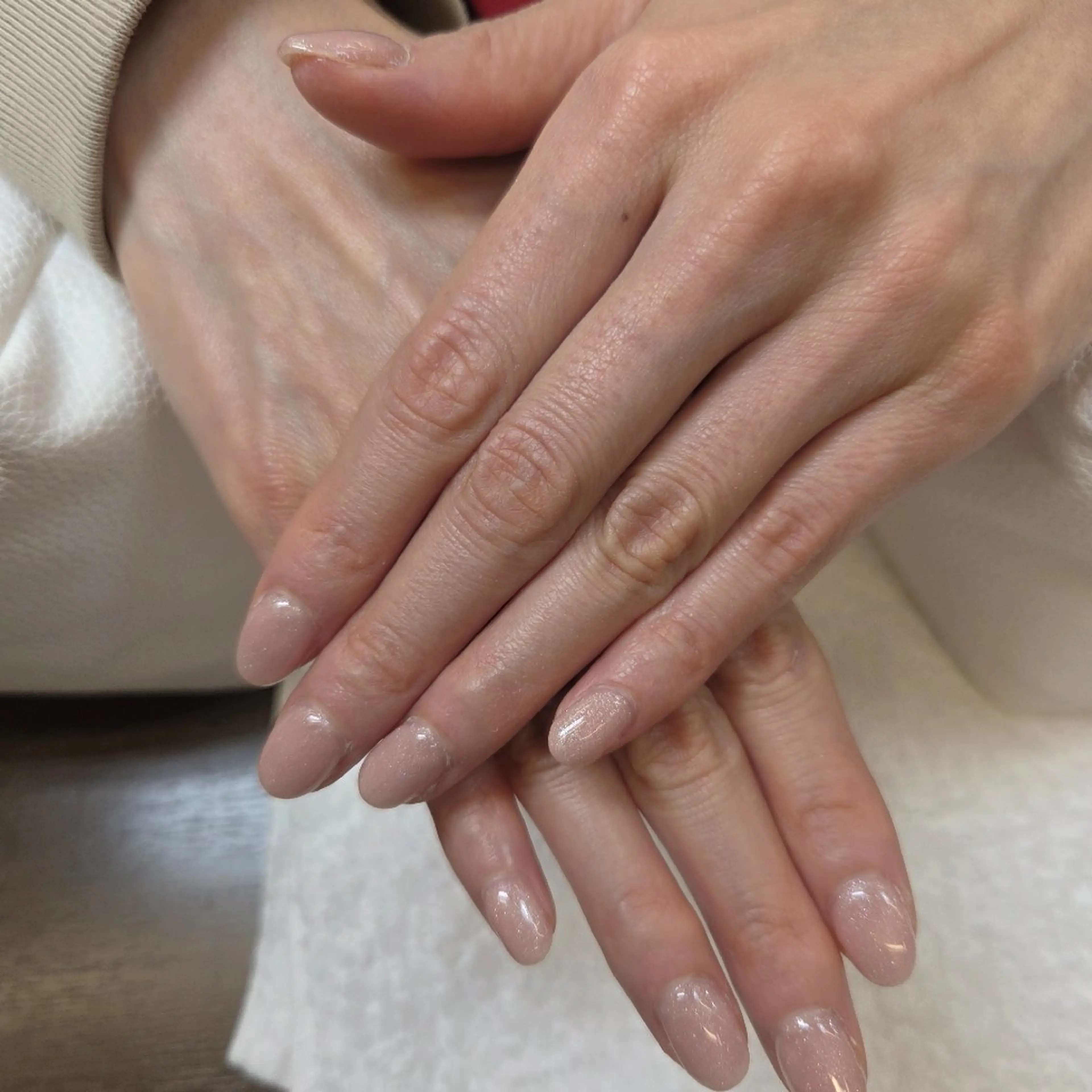 ネイル ジェルネイル ラメ(グリッター) ワンカラーネイル Manicia Yashimaのネイルデザイン