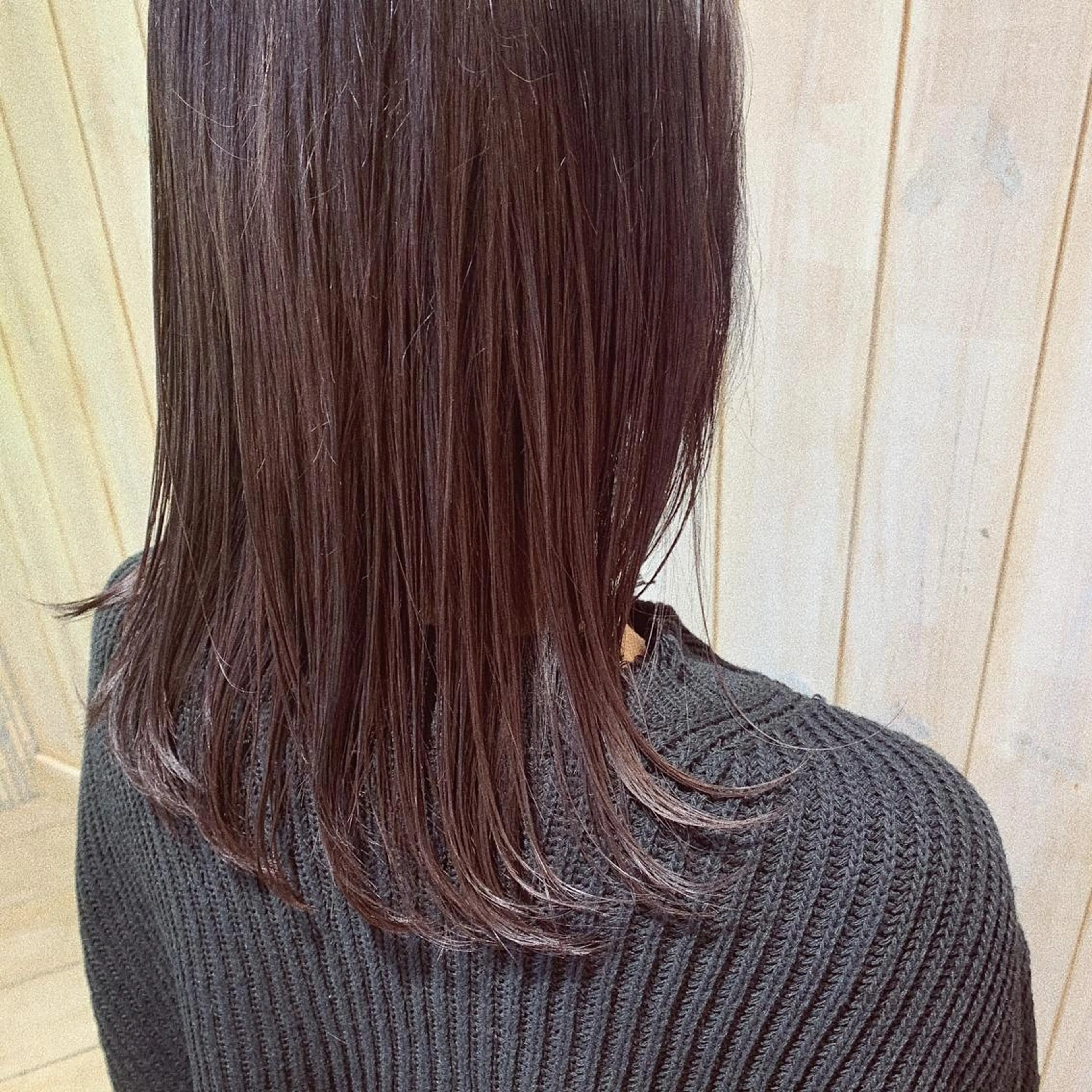 ミディアム ヘアカラー トリートメント 中井 茅佳のヘアスタイル