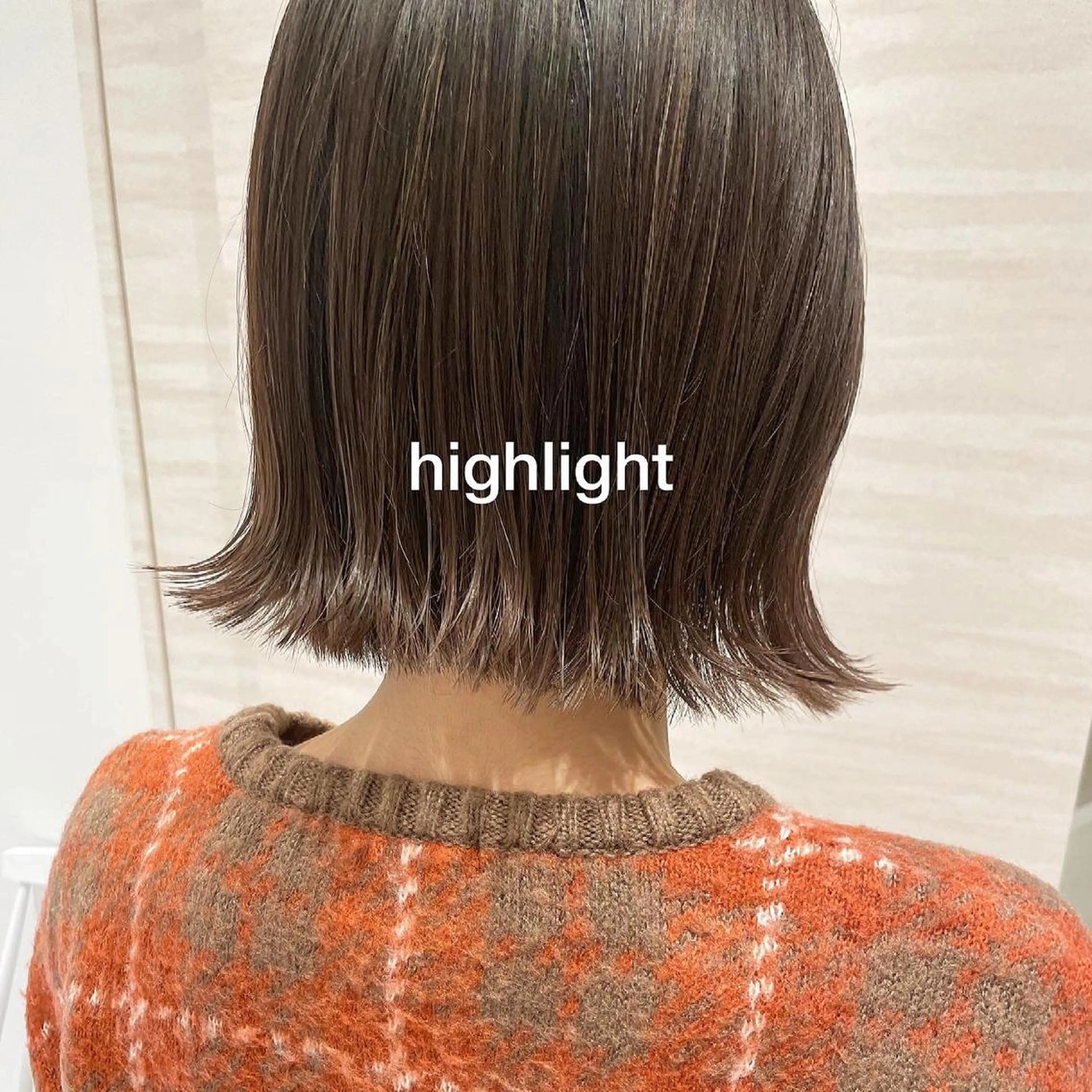 ミディアム カラー Chiho / 梅田 / ボブ/ パーマのヘアスタイル