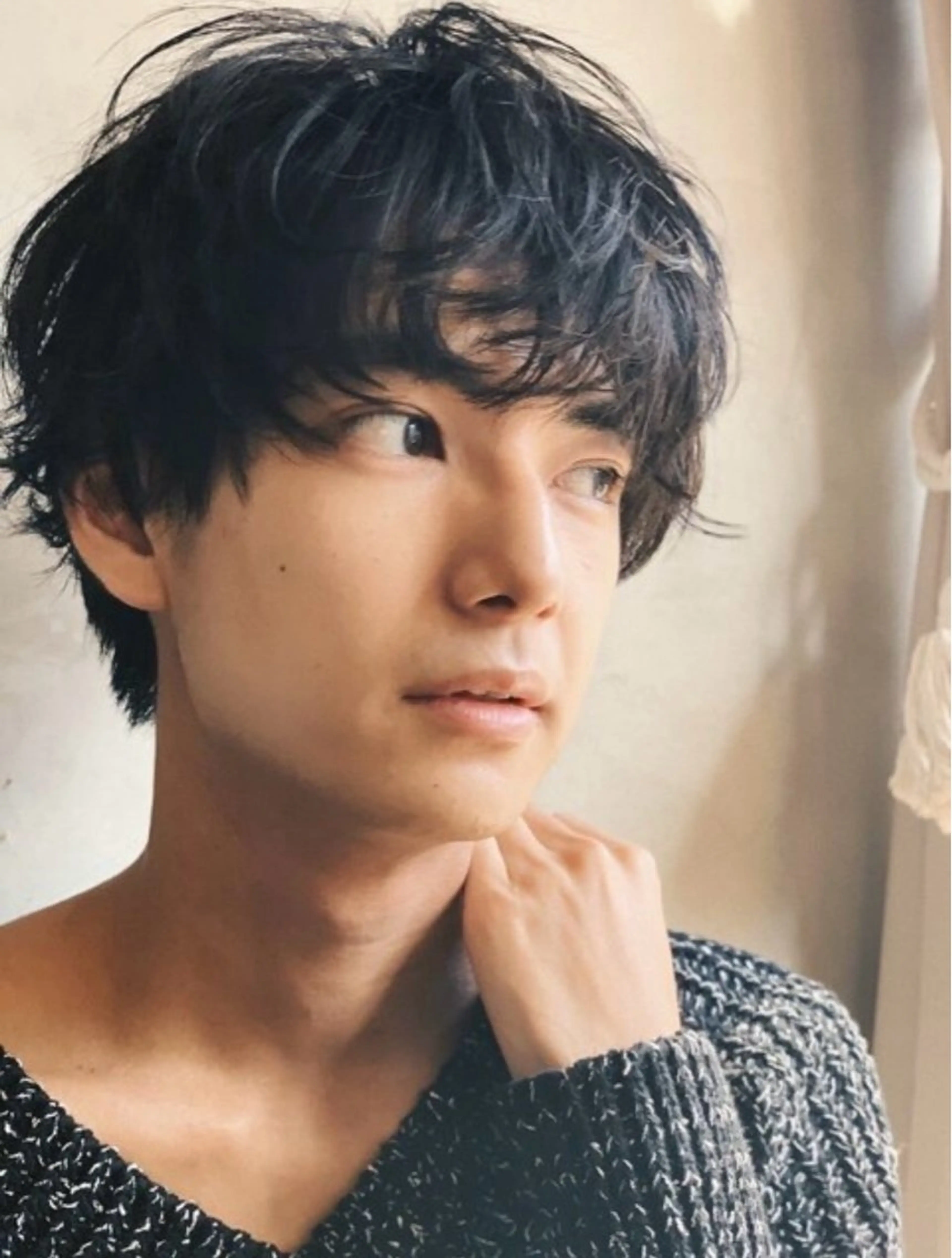 パーマ at'Lav by belle所属・🕊️あやか ロングカット/メンズのヘアスタイル