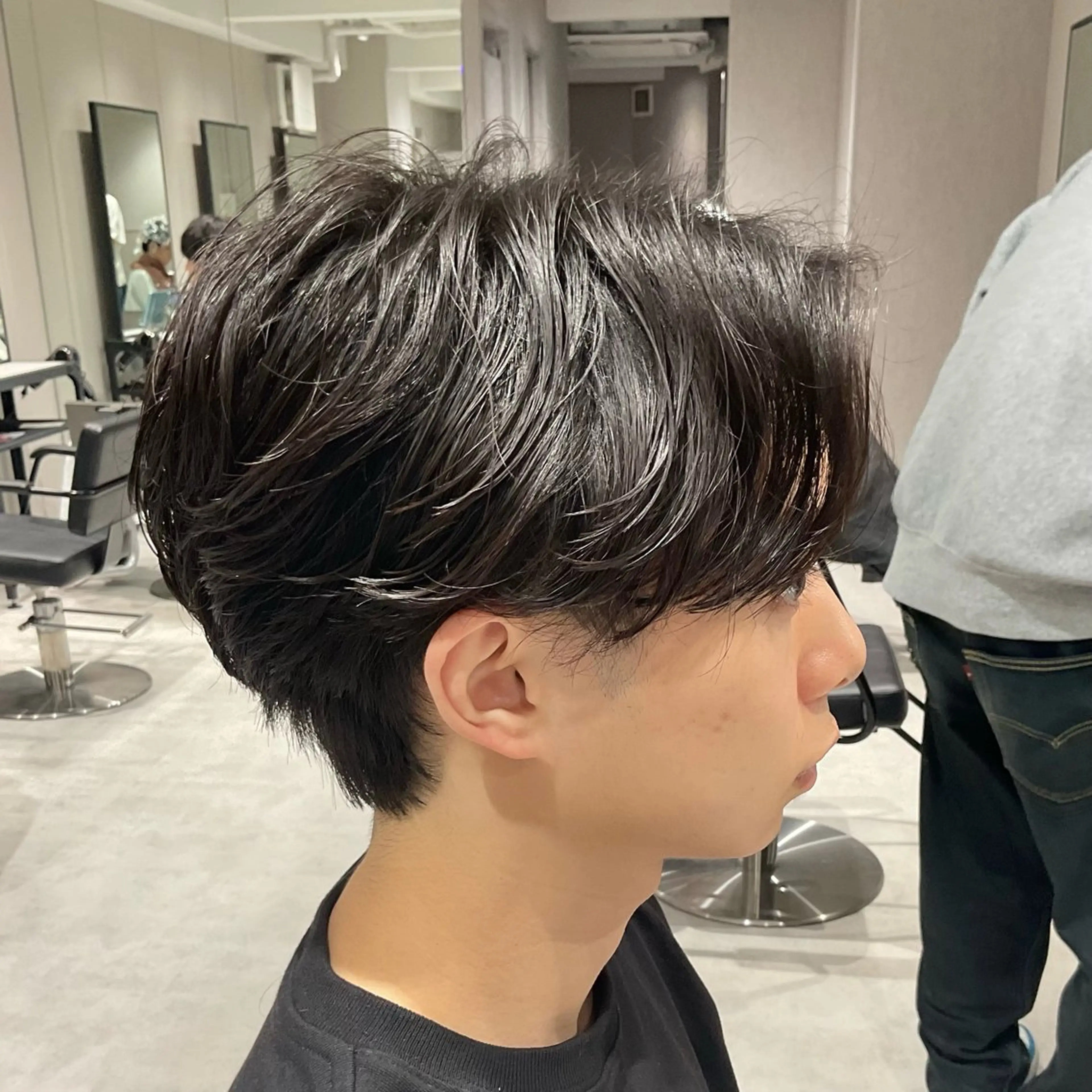 パーマ 曲がる縮毛/カルマパ ーマ/池袋/横村大全のヘアスタイル