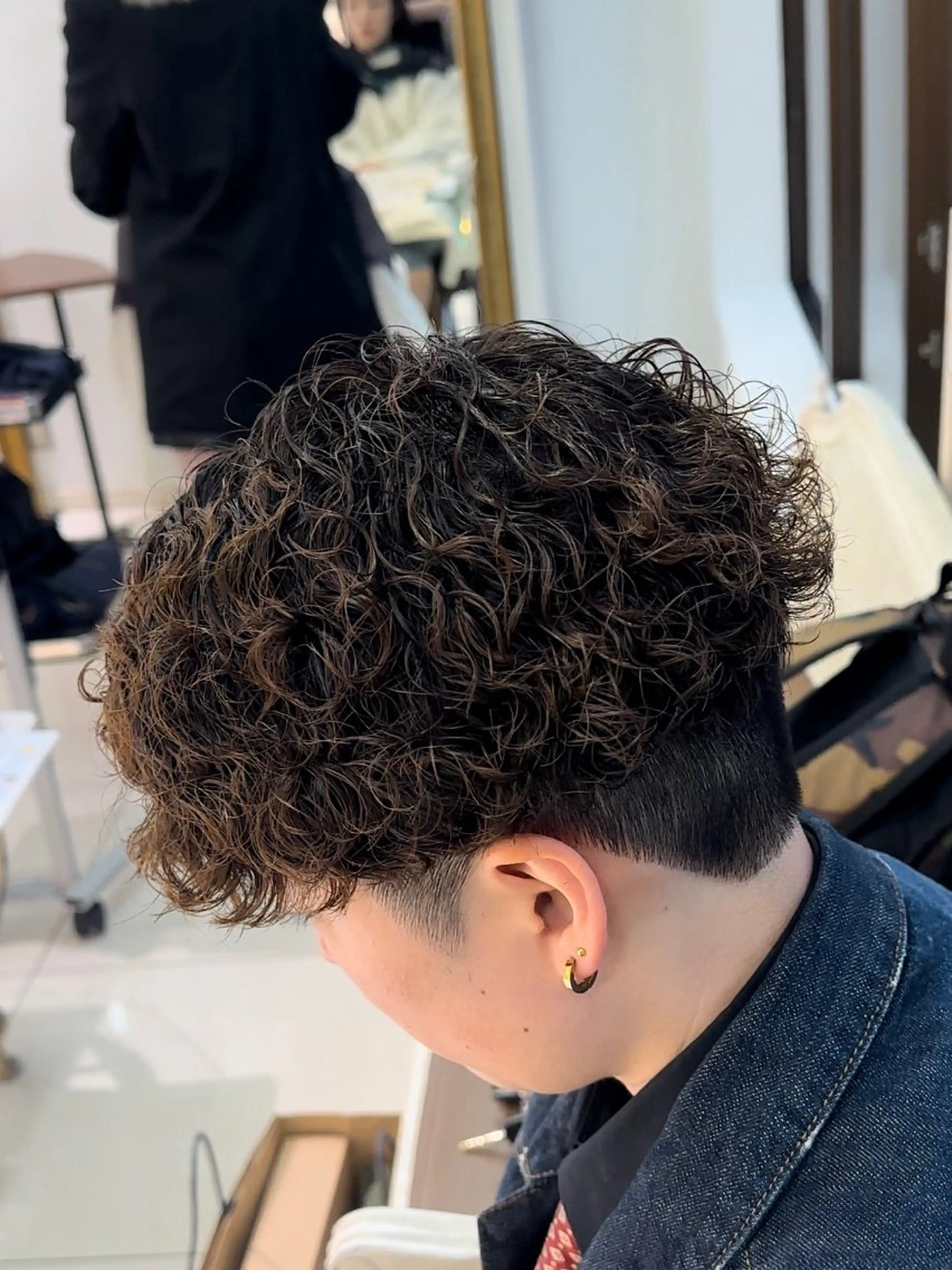 メンズ SALOWIN渋谷caldo店B1所属・岐津公太 メンズ縮毛矯正のプロのヘアスタイル