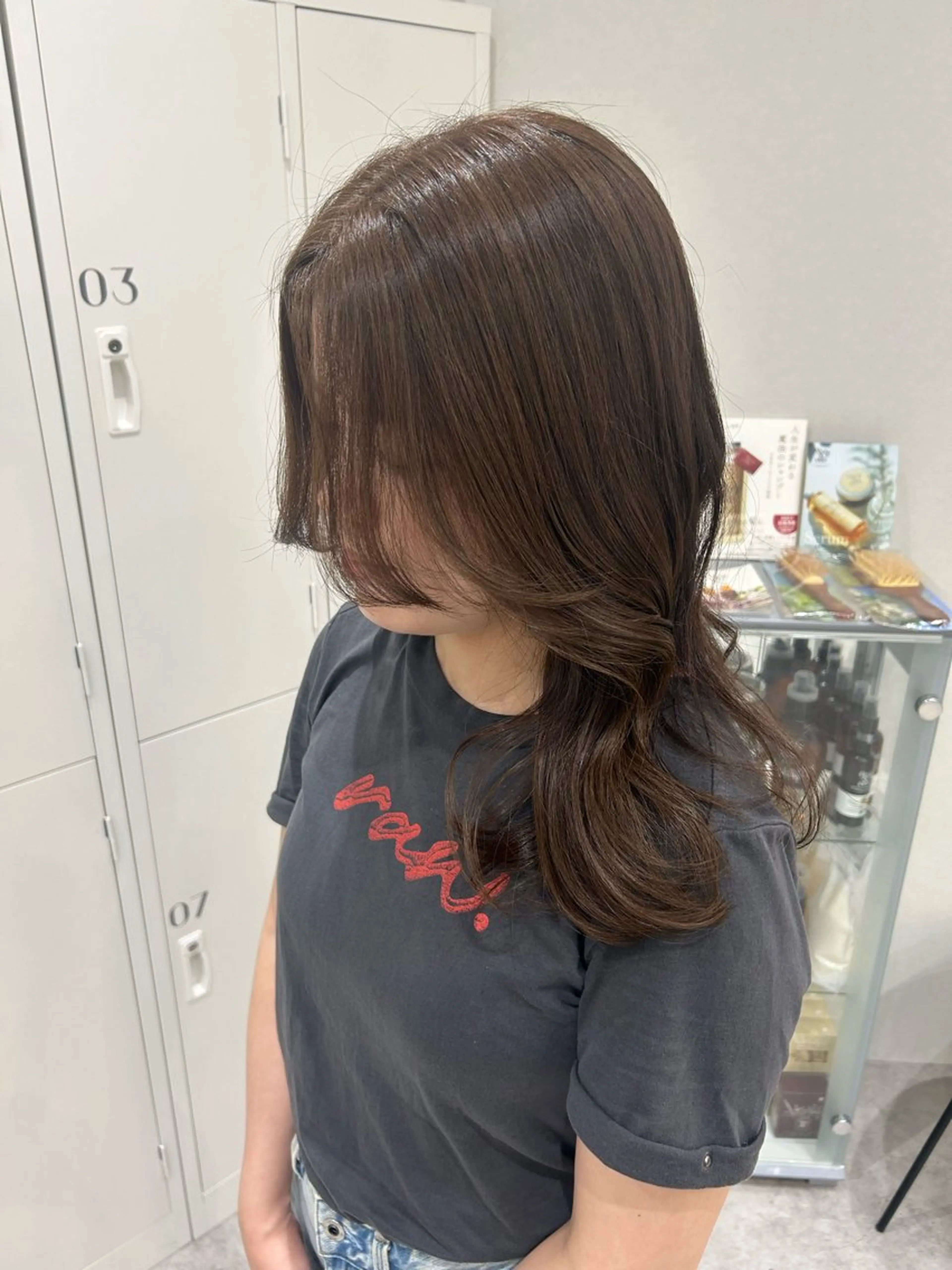 ミディアム カラー ヘアアレンジ ヘアカラー ボブ /ニュアンス/ satomi🧸💖のヘアスタイル