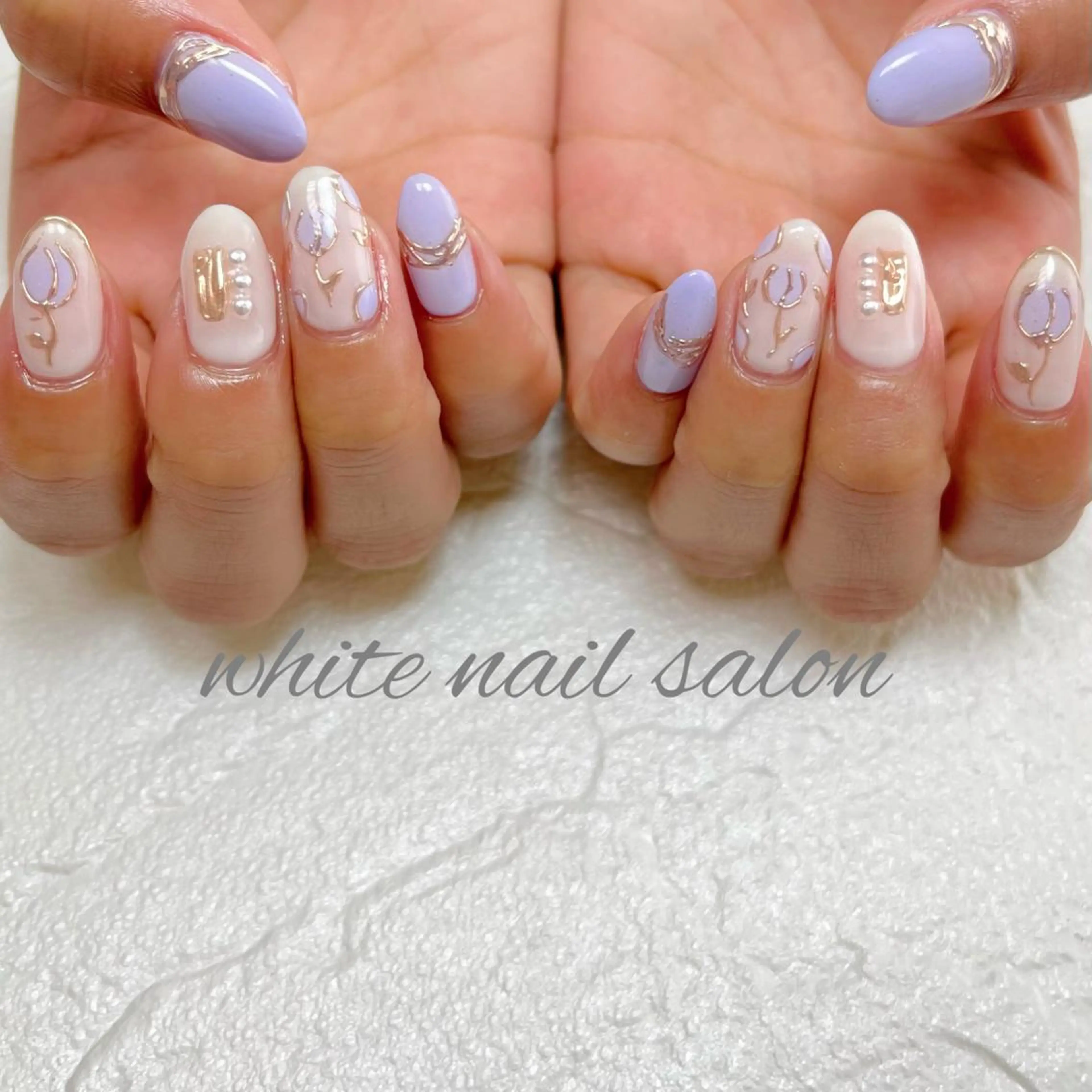 ネイル フットネイル ジェルネイル ハードジェル ラメ(グリッター) 持ち込み ハンドネイル white nail salonのネイルデザイン