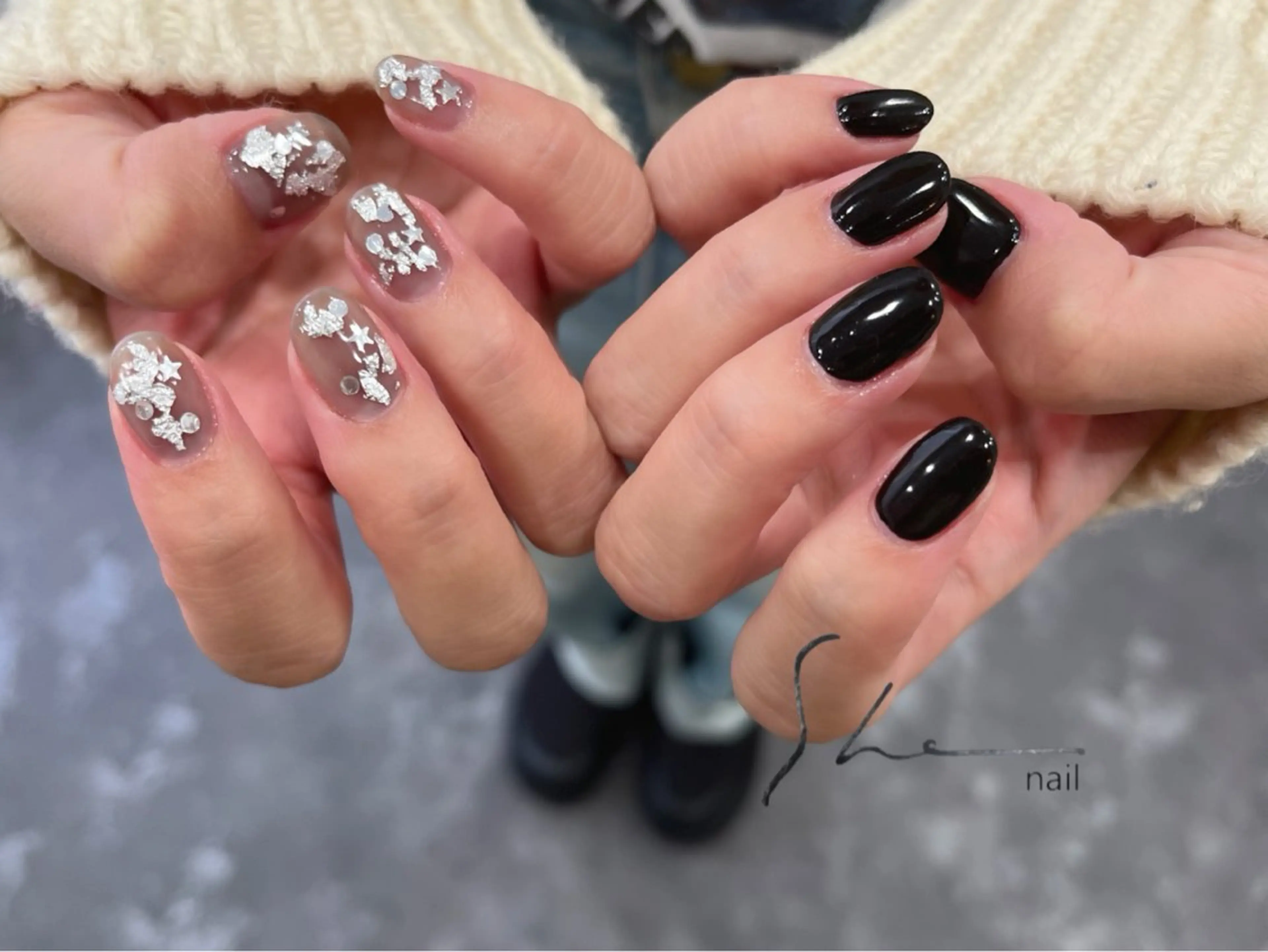 ショート ハンドネイル SHE所属・SHE adusaのネイルデザイン