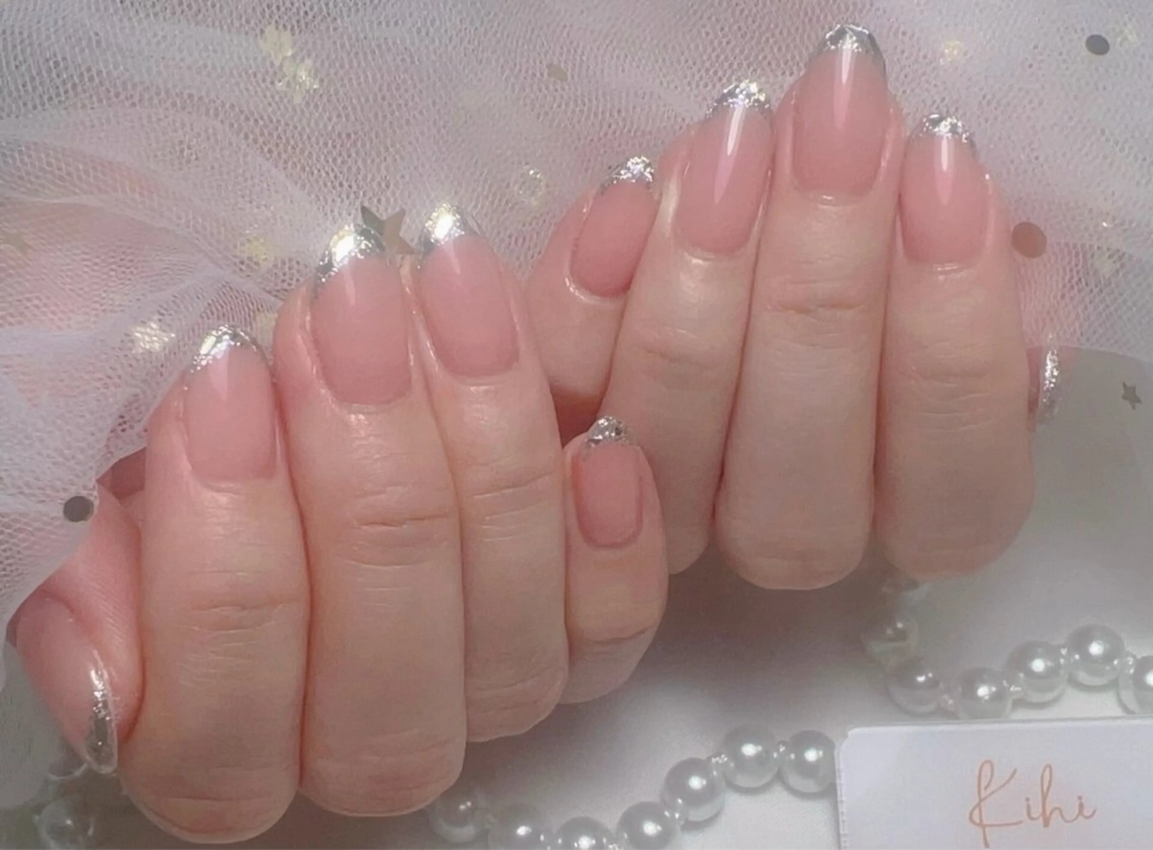 ネイル アートネイル フレンチネイル ジェルネイル グラデーション 韓国ネイル Nail Salon kihi大塚店のネイルデザイン