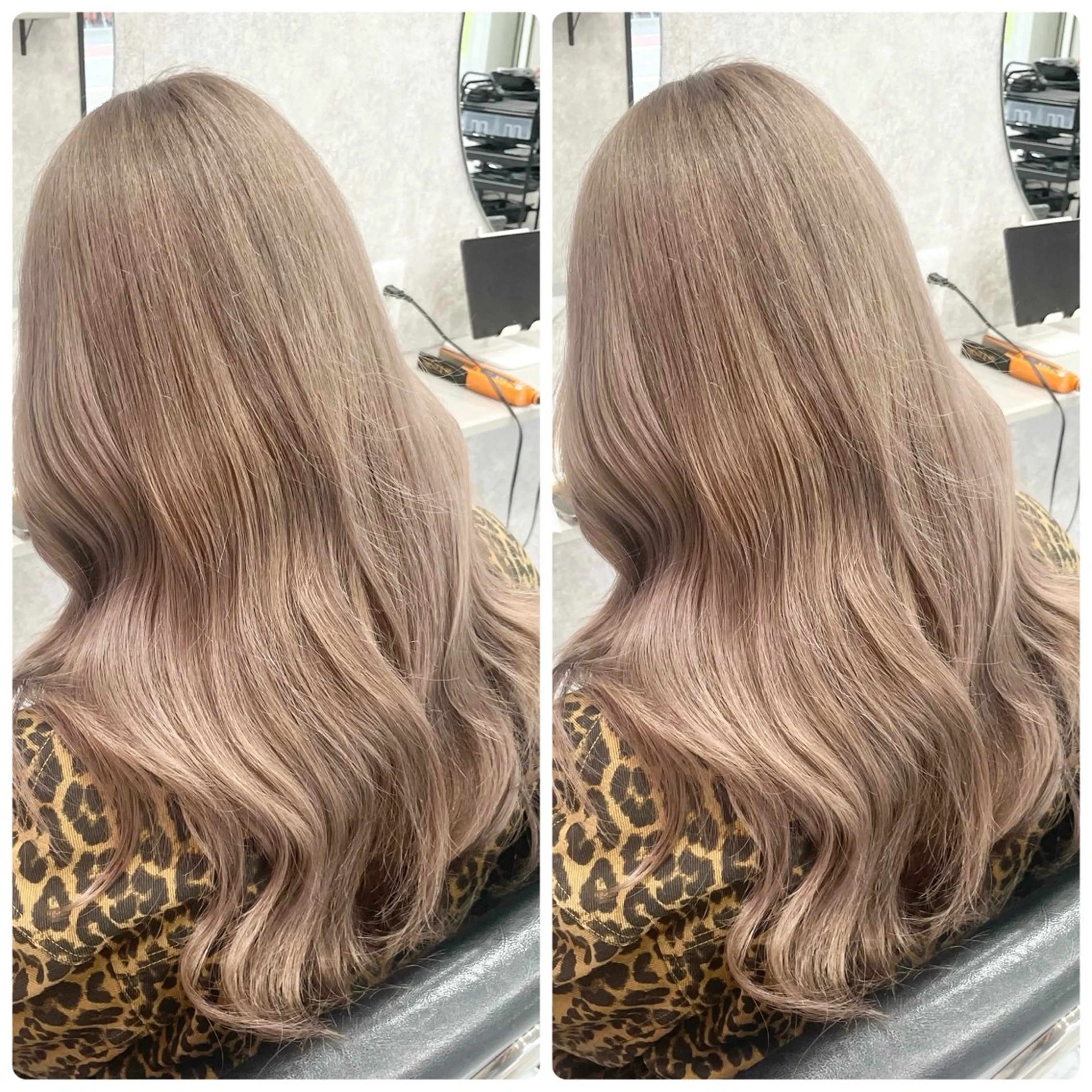 セミロング 🦋ハイトーン🦋 石山 希理🦋のヘアスタイル