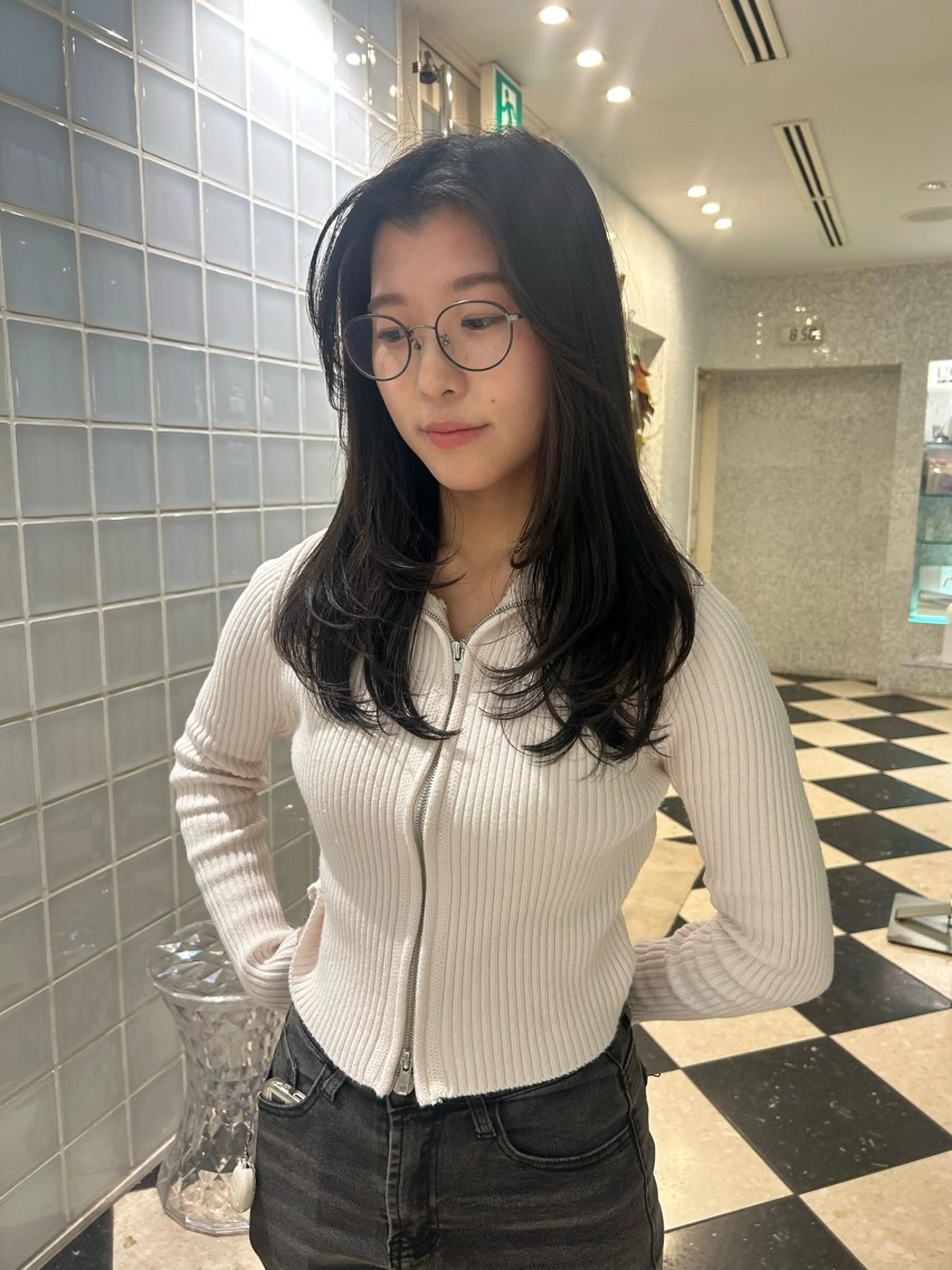 ロング 大谷美佳/レイヤー カット/ツヤ髪のヘアスタイル